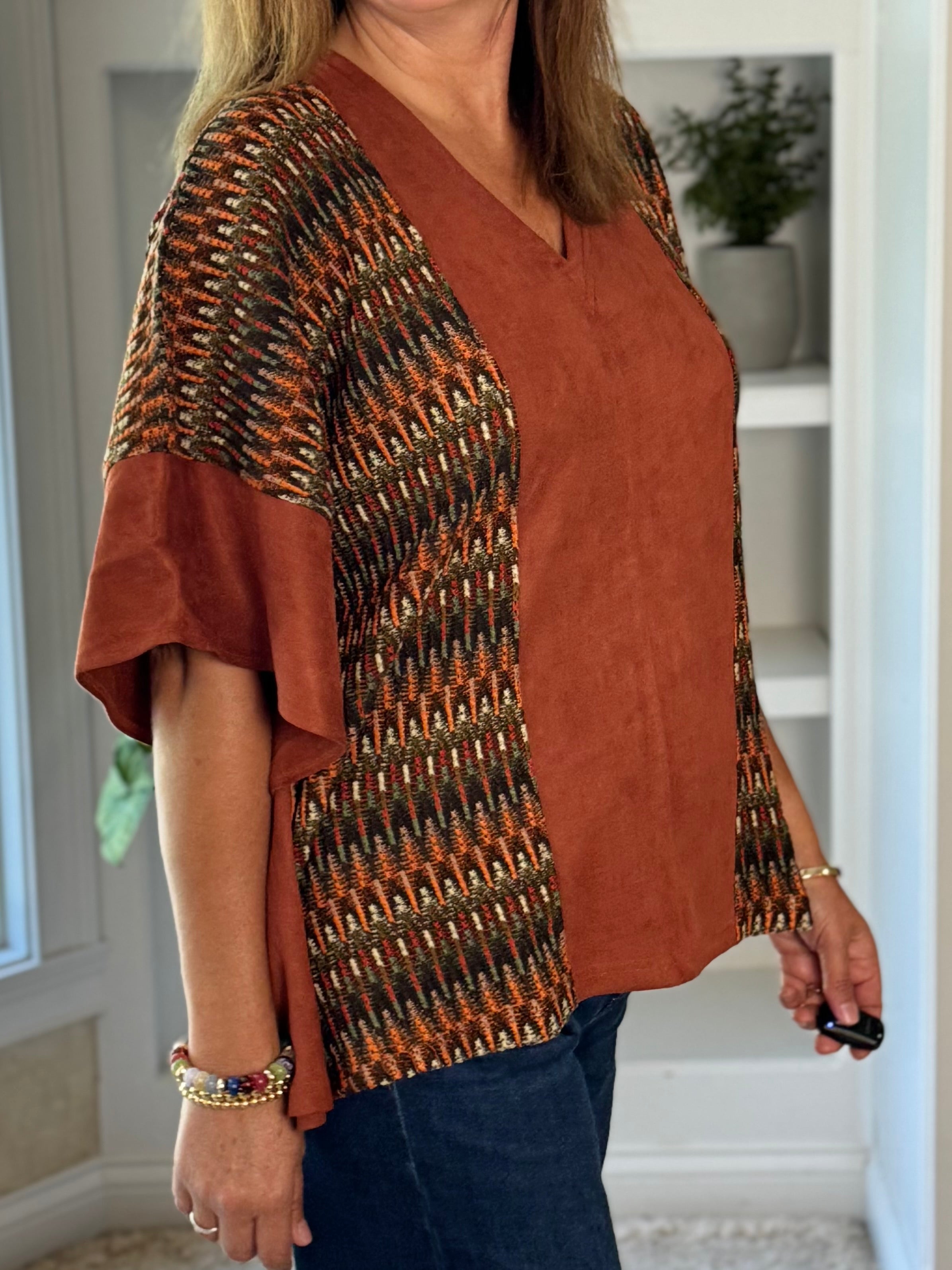 Fireside Nights Poncho