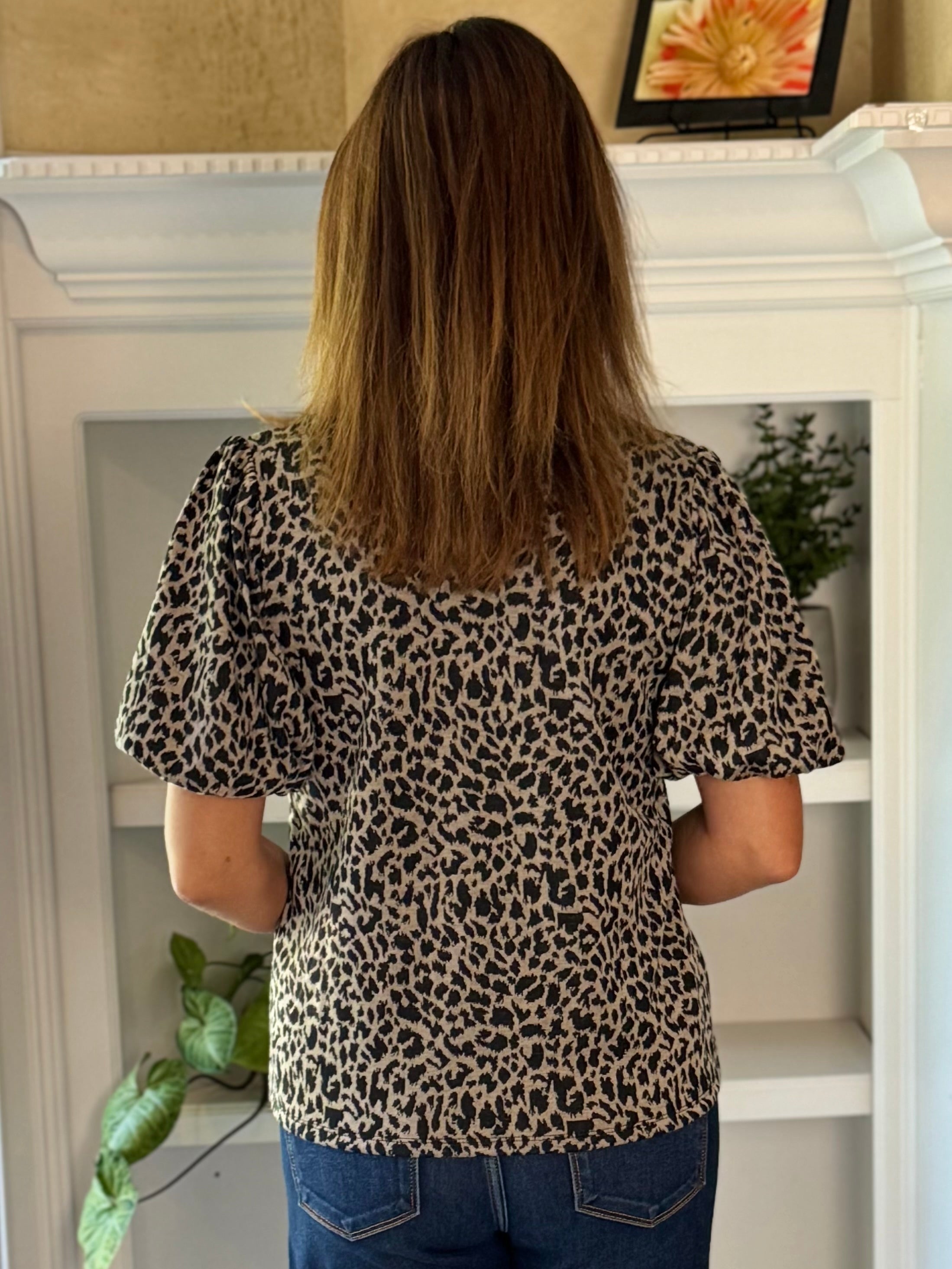 THML Wild Contrast Blouse