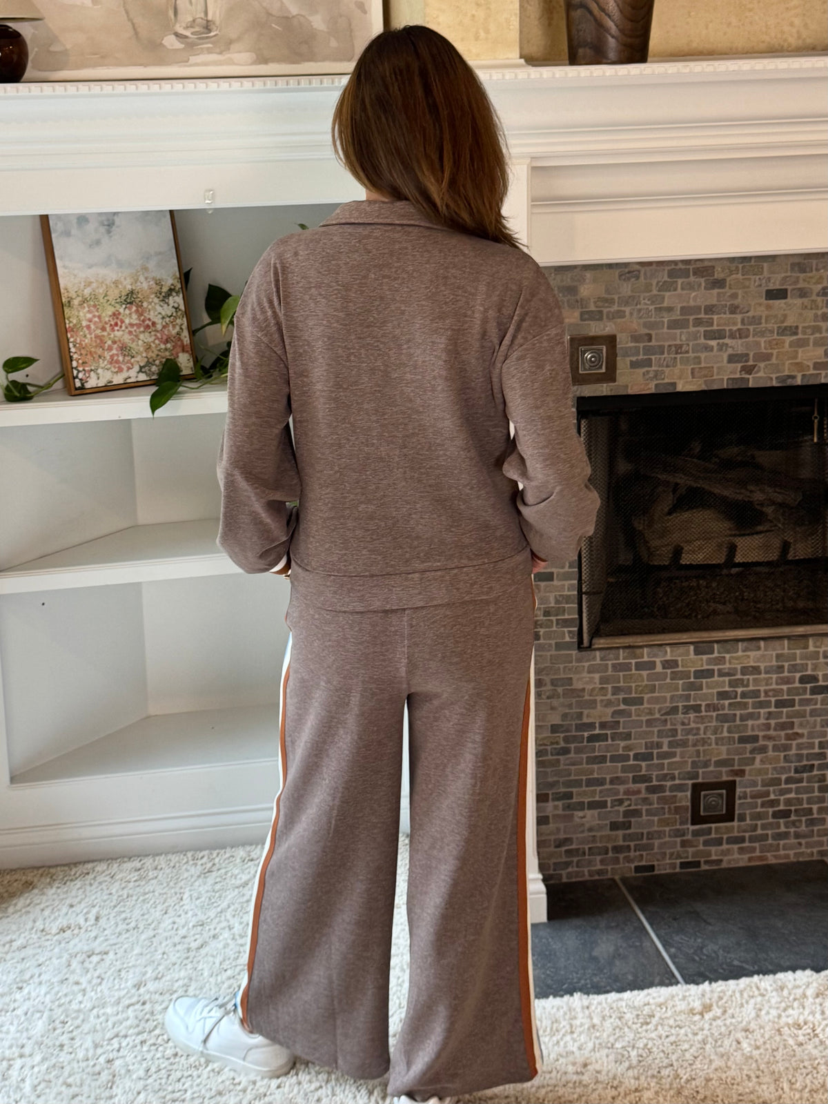 Weekend Chic Lounge Set - Brown
