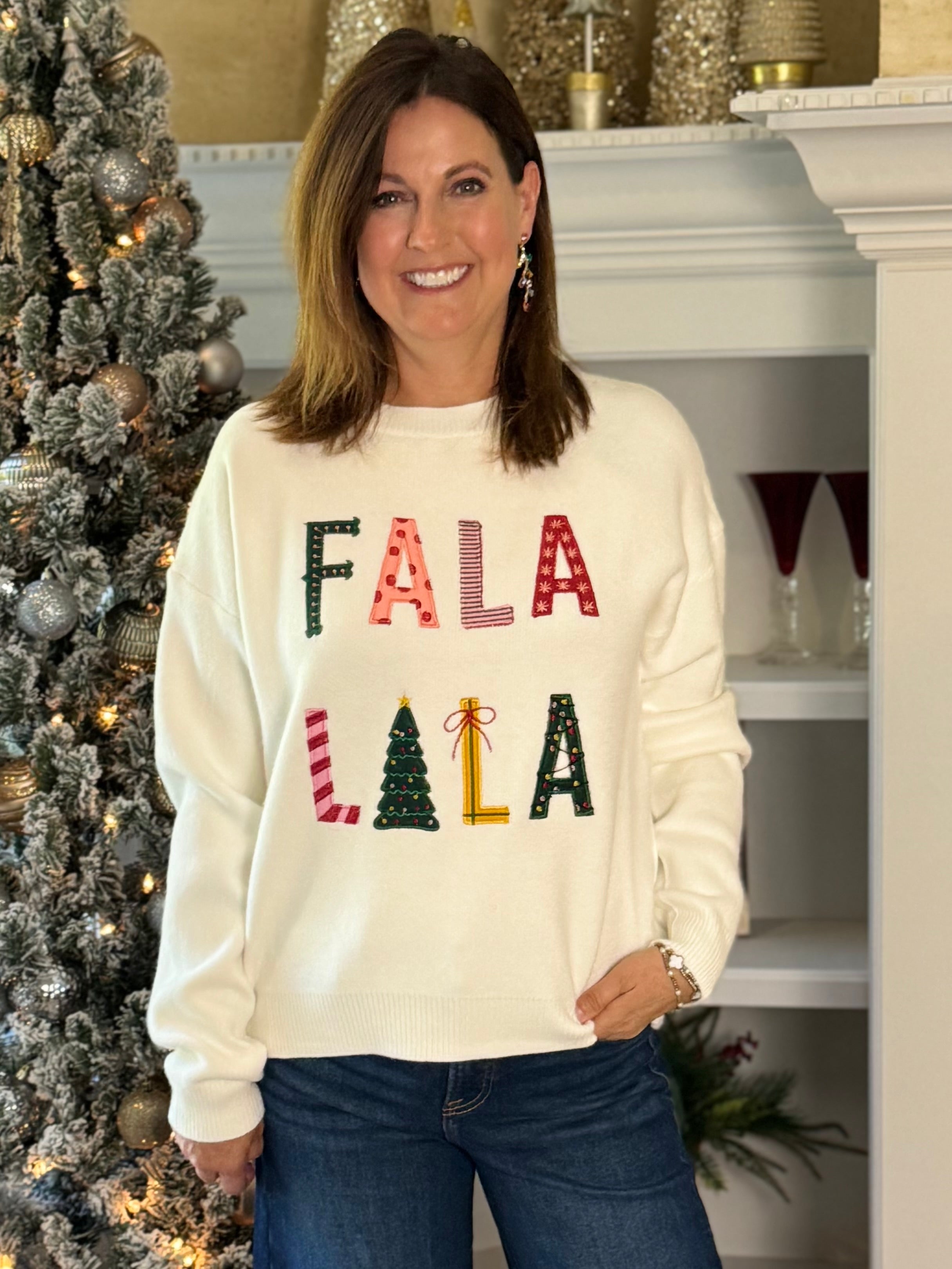 Fa La La Festive Sweater