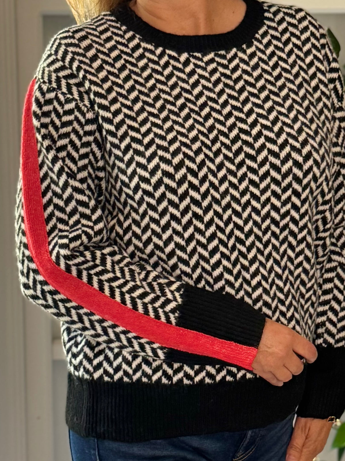 Classic Meets Bold Sweater
