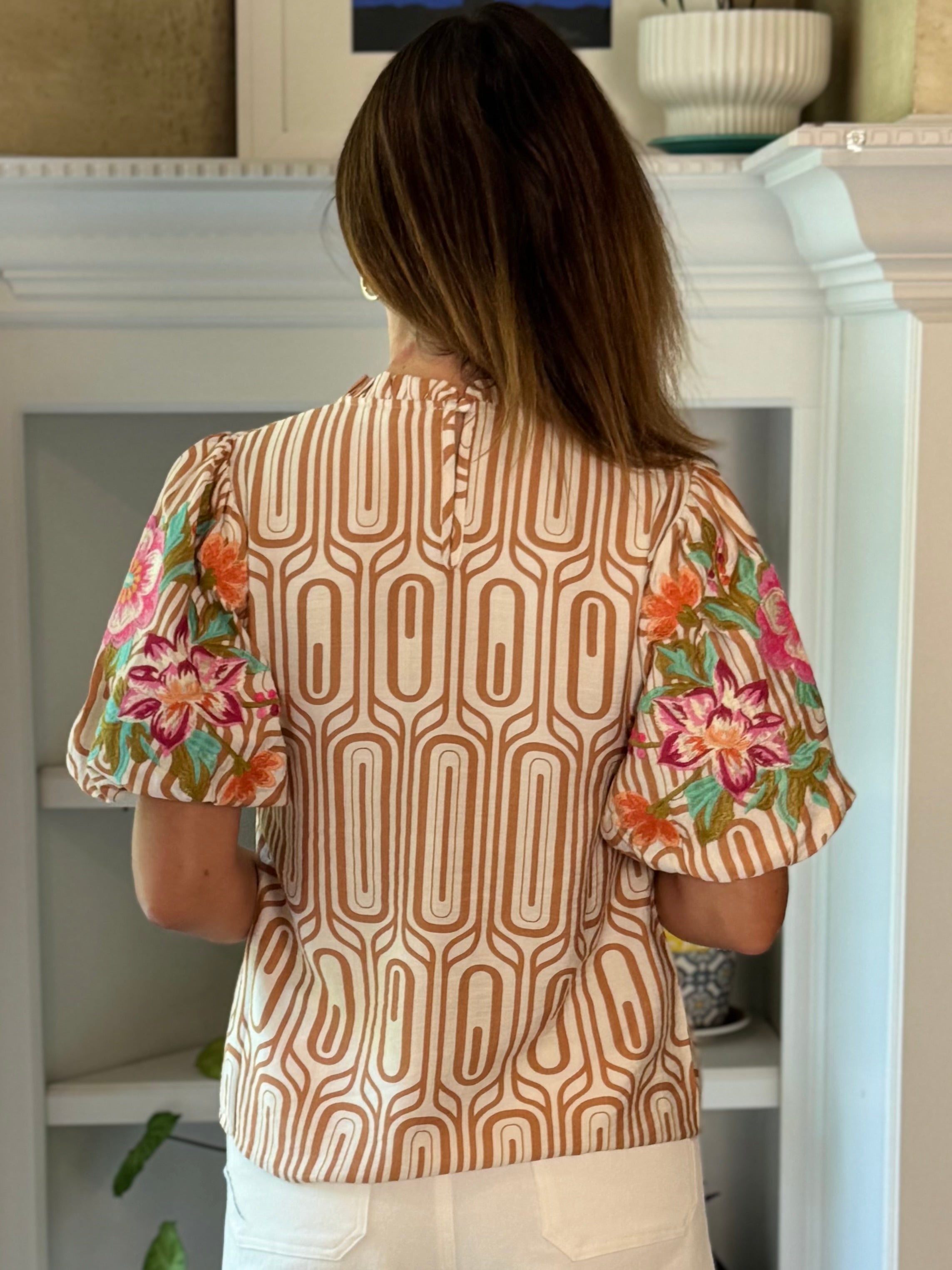 THML Canyon Embroidered Top