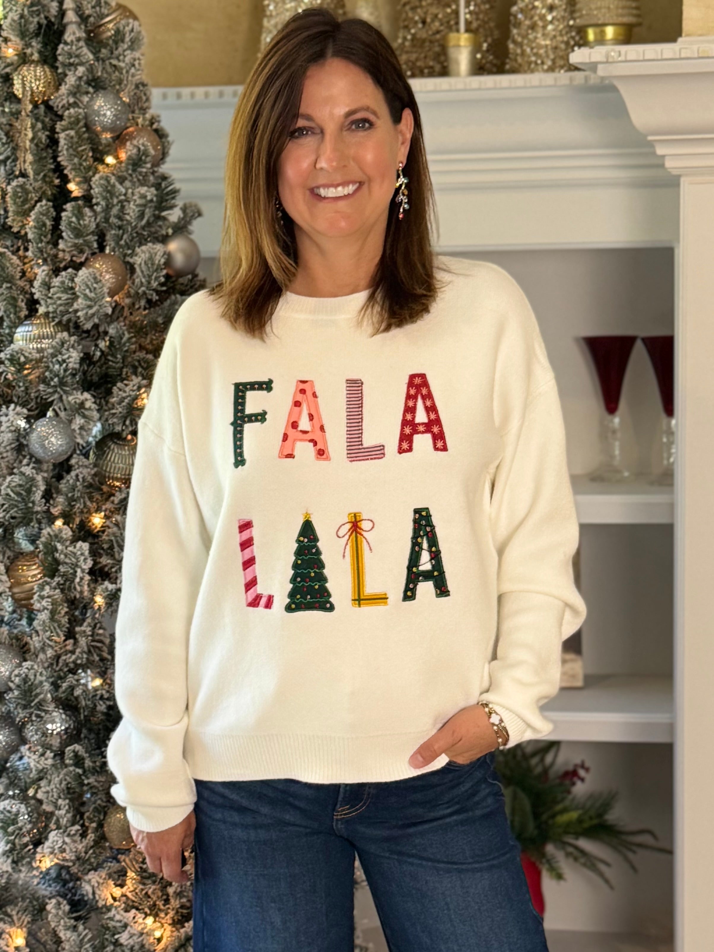 Fa La La Festive Sweater