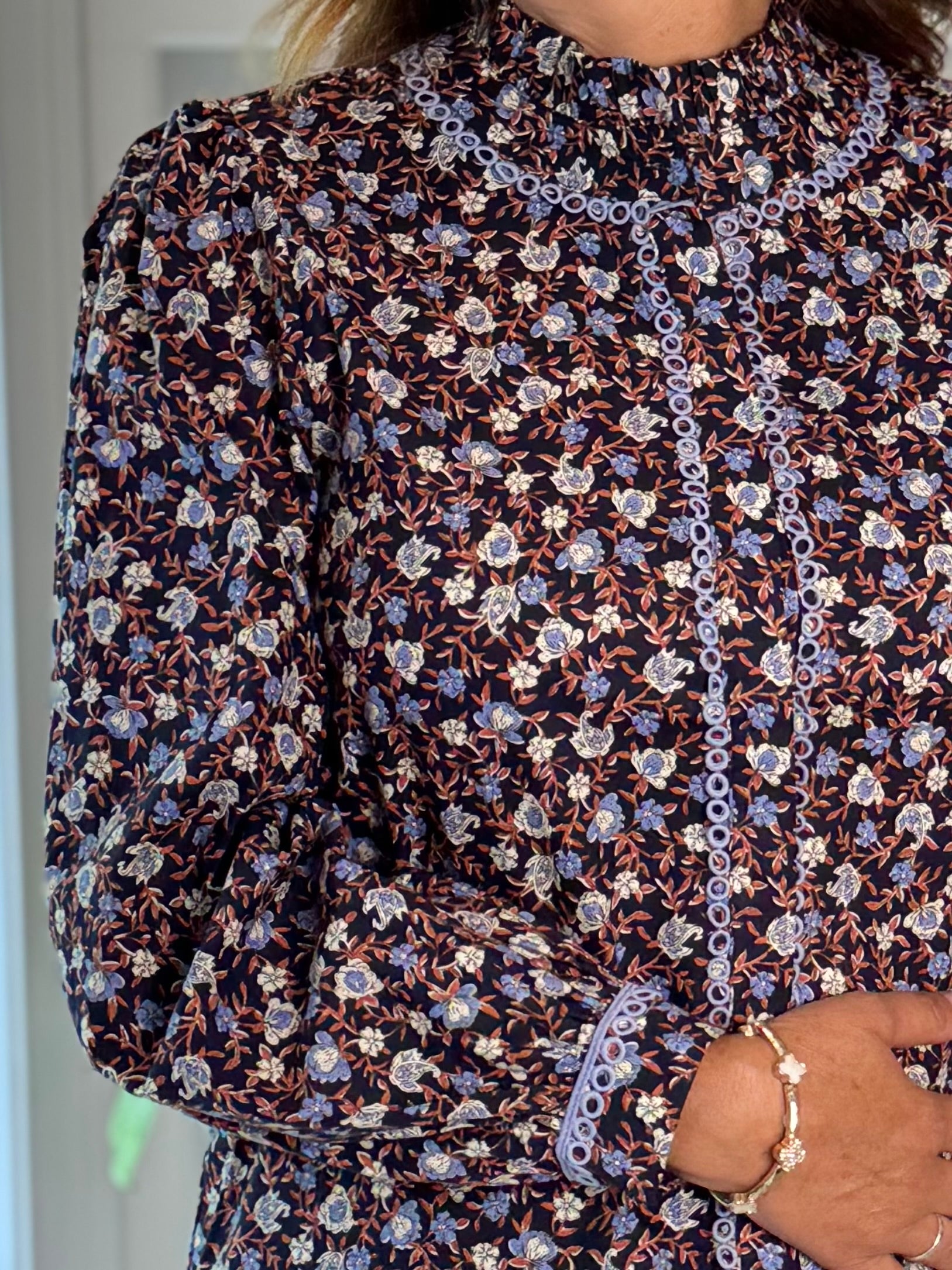 Floral Detail Top