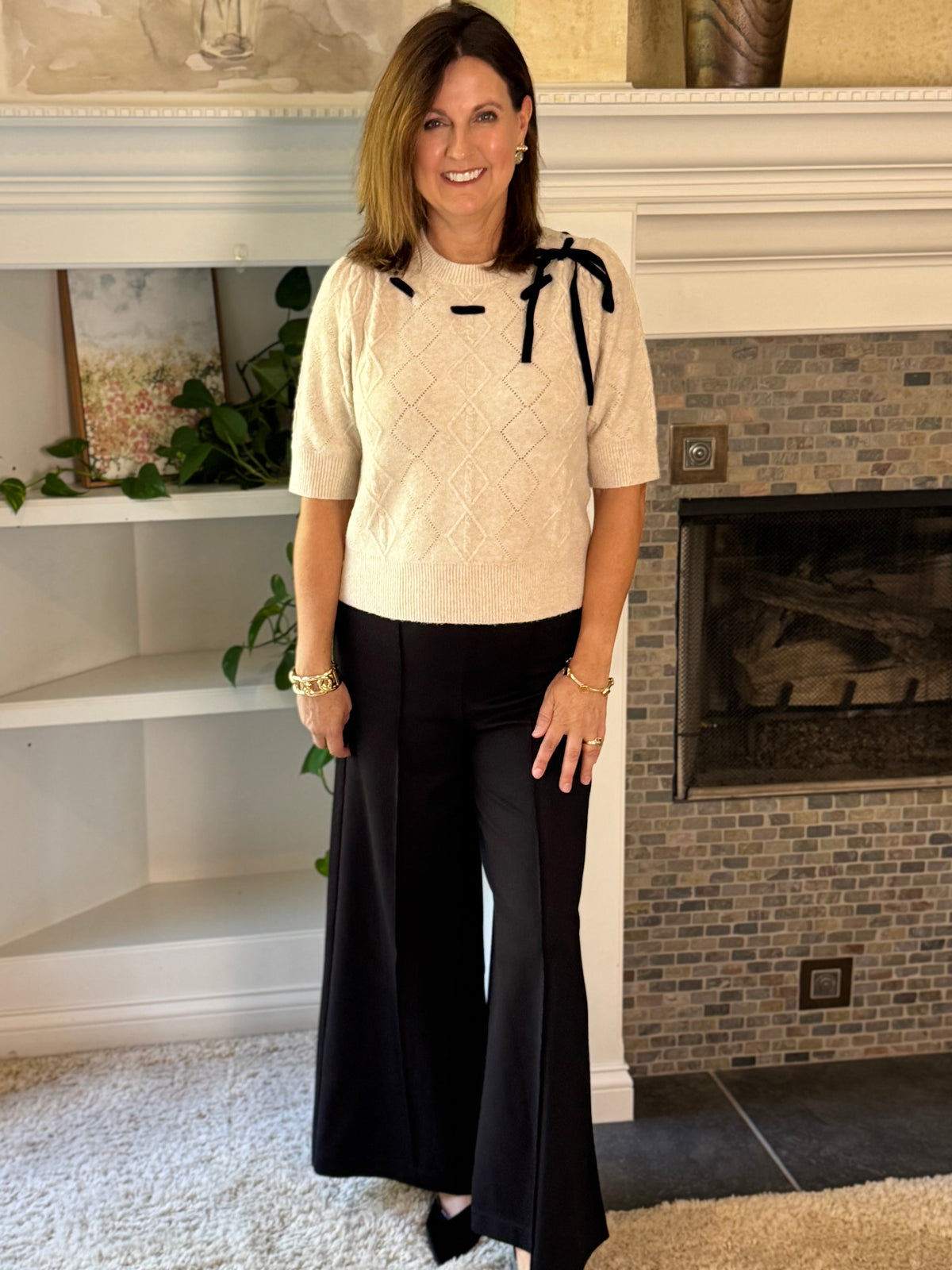 Current Air Simply Chic High Rise Flare Ankle Pants