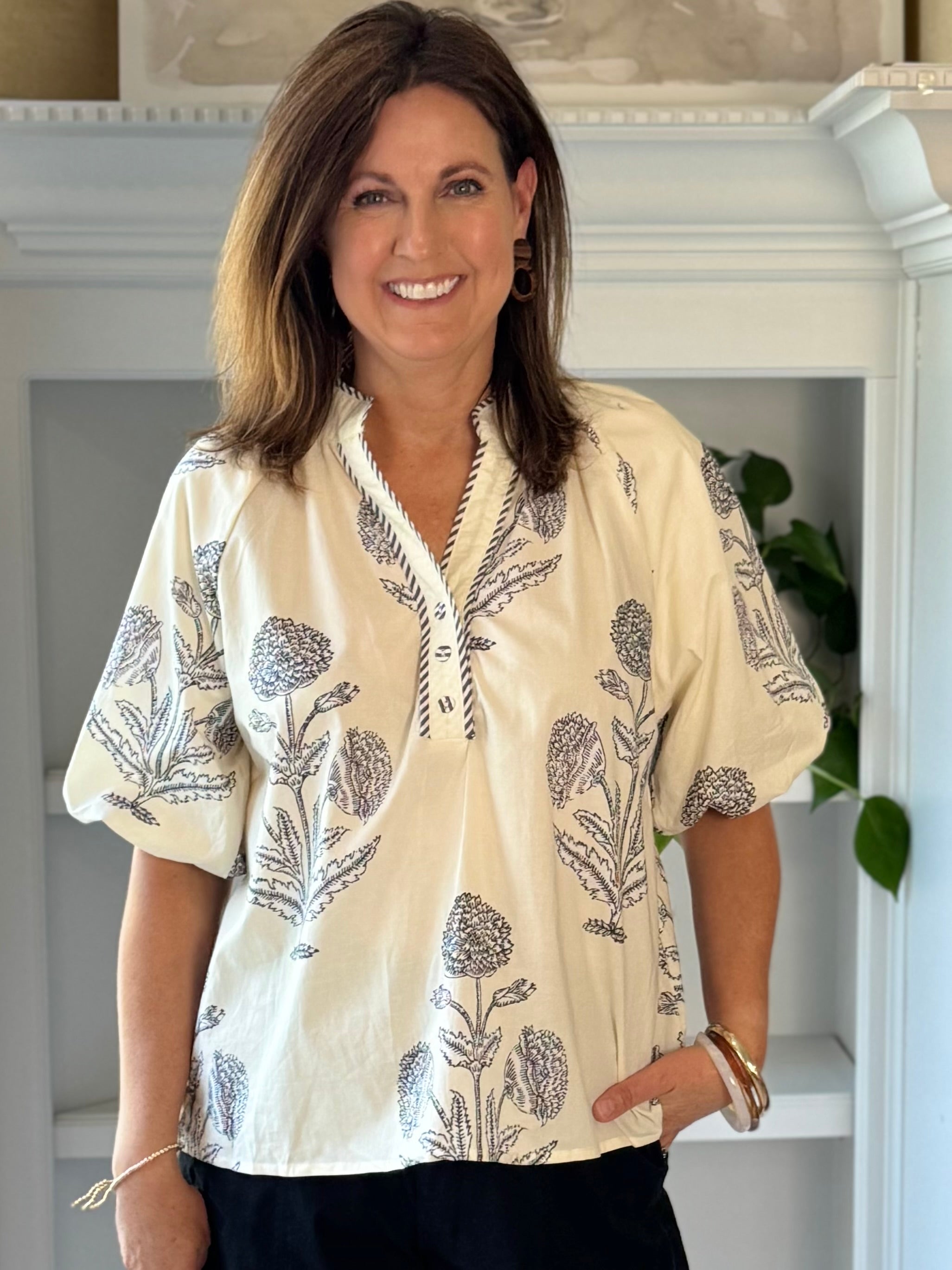 Serene Botanical Top