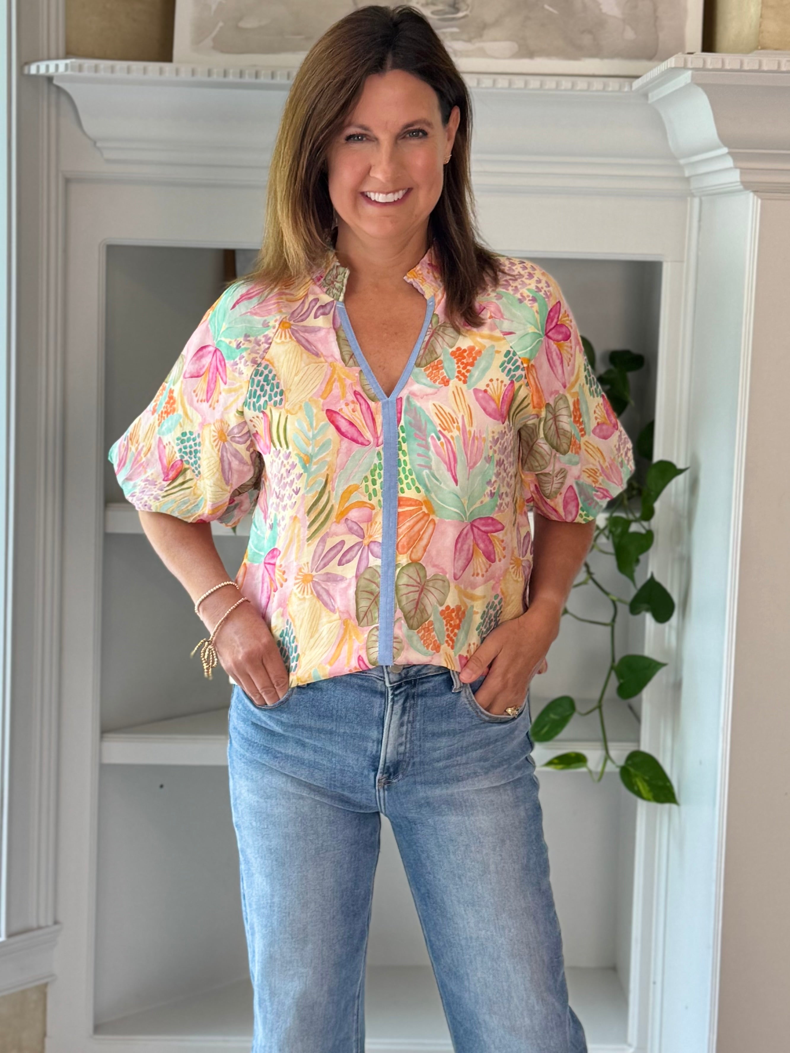 THML Palm Paradise Top