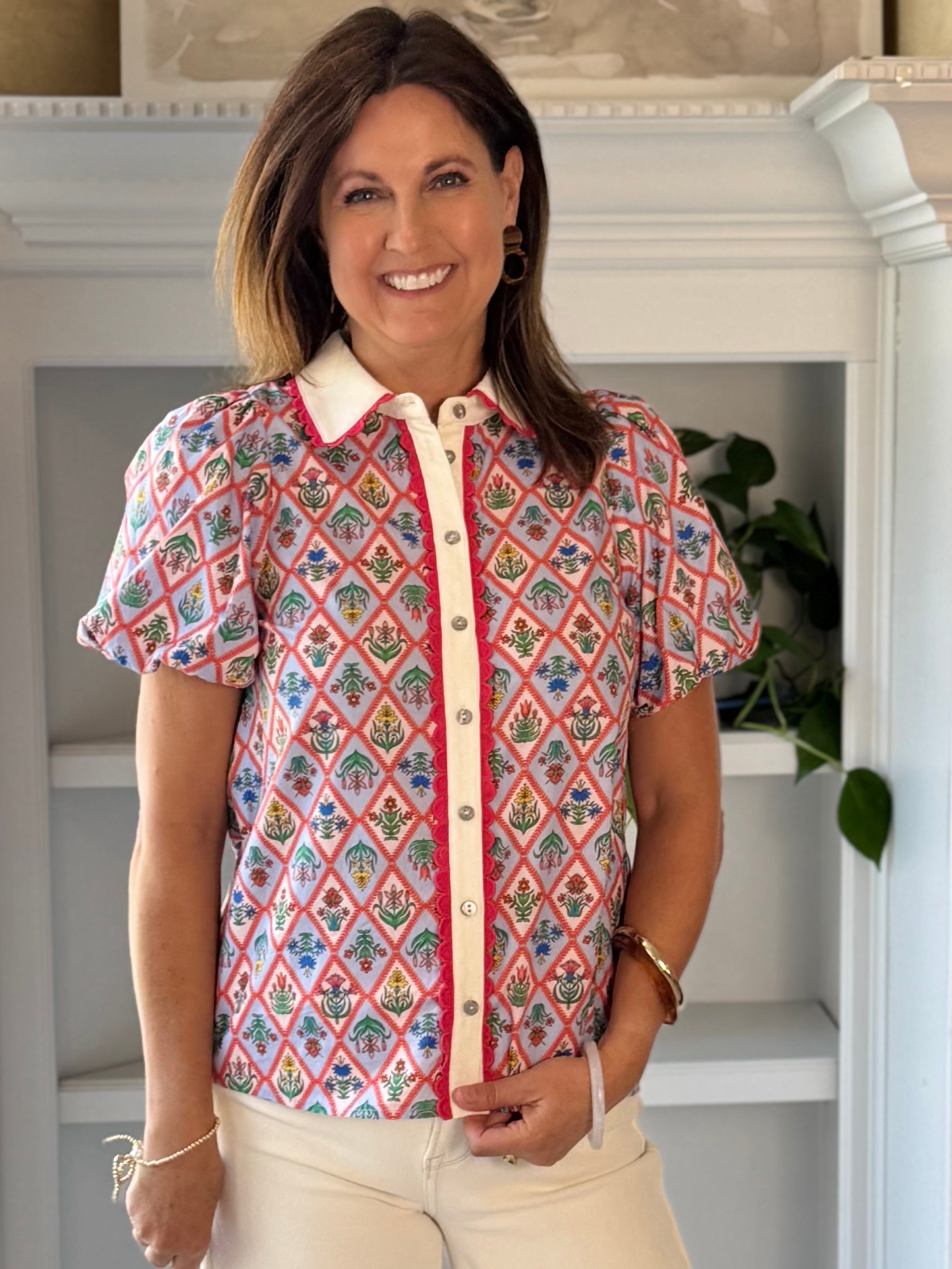 Happy Hour Print Top