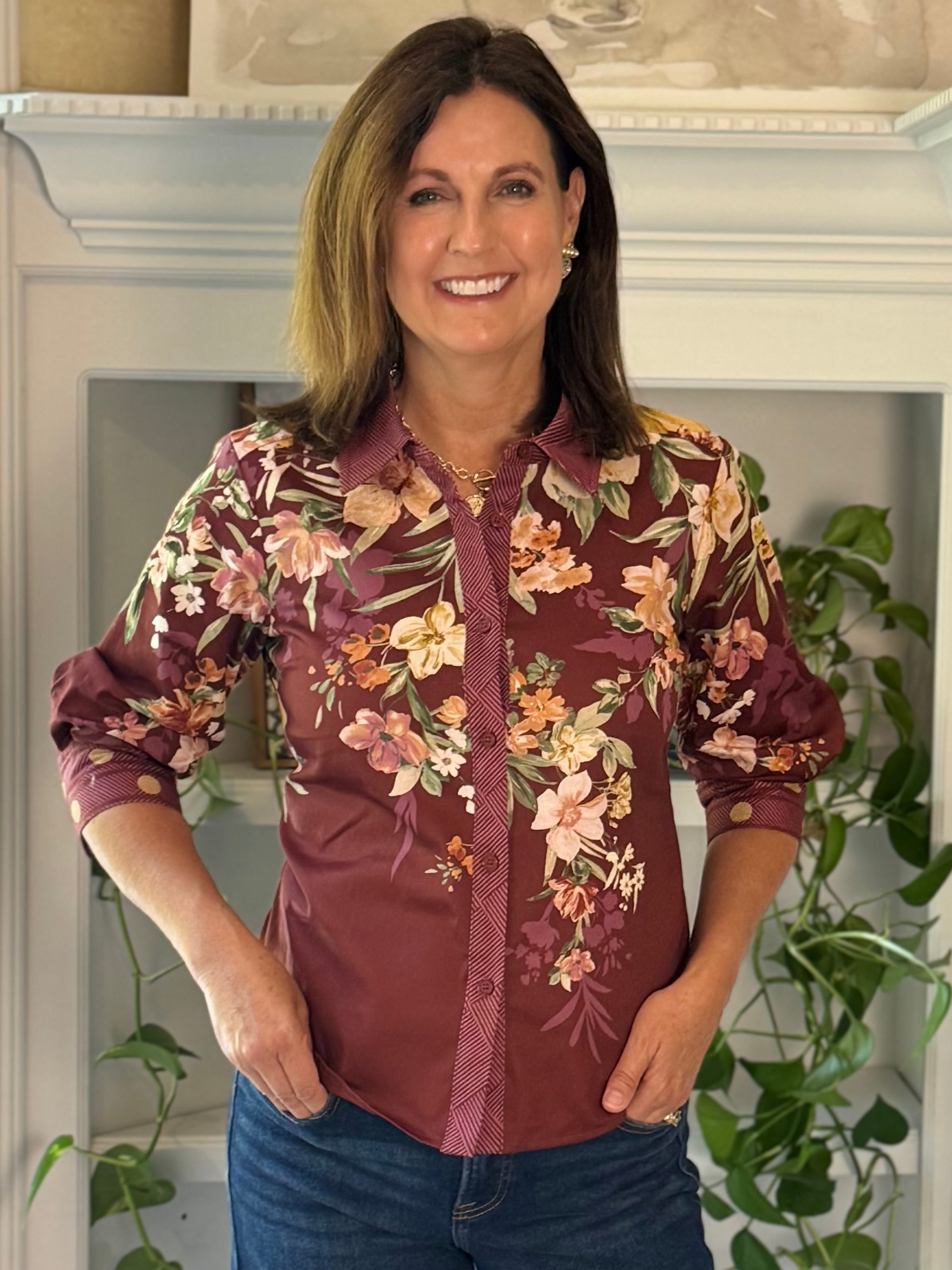 Current Air Garden After Dark Blouse