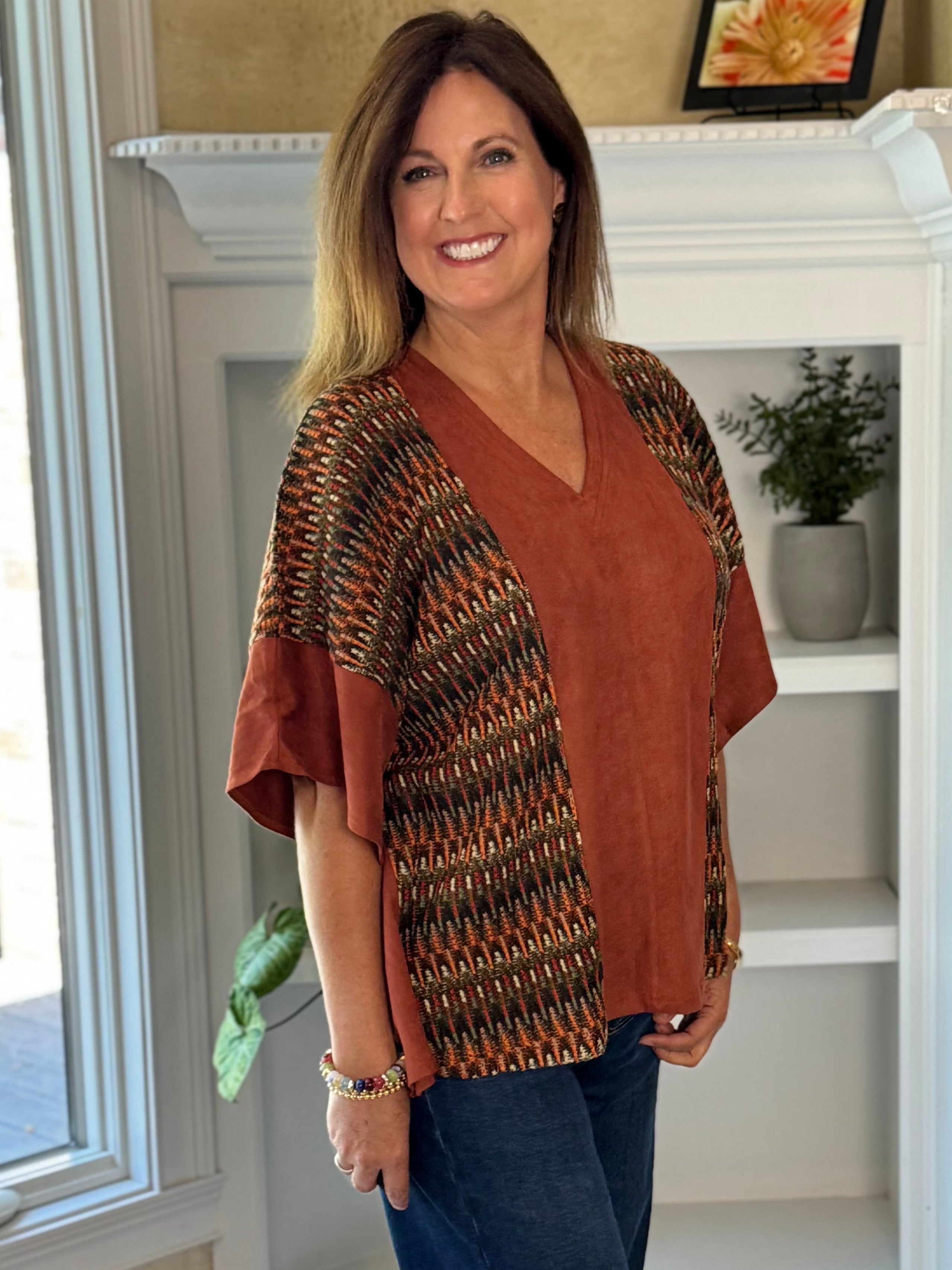 Fireside Nights Poncho