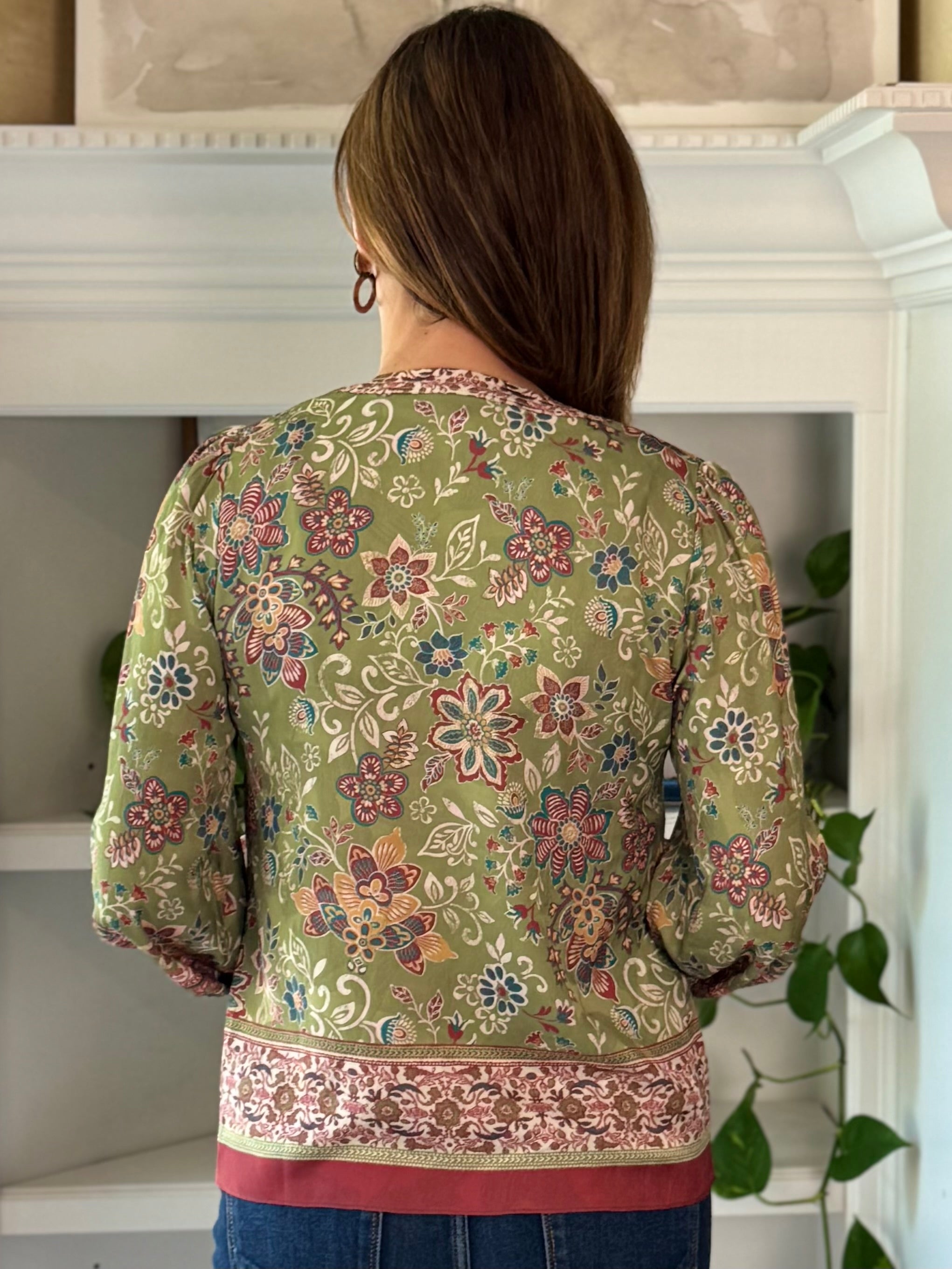 Current Air Painter's Garden Blouse