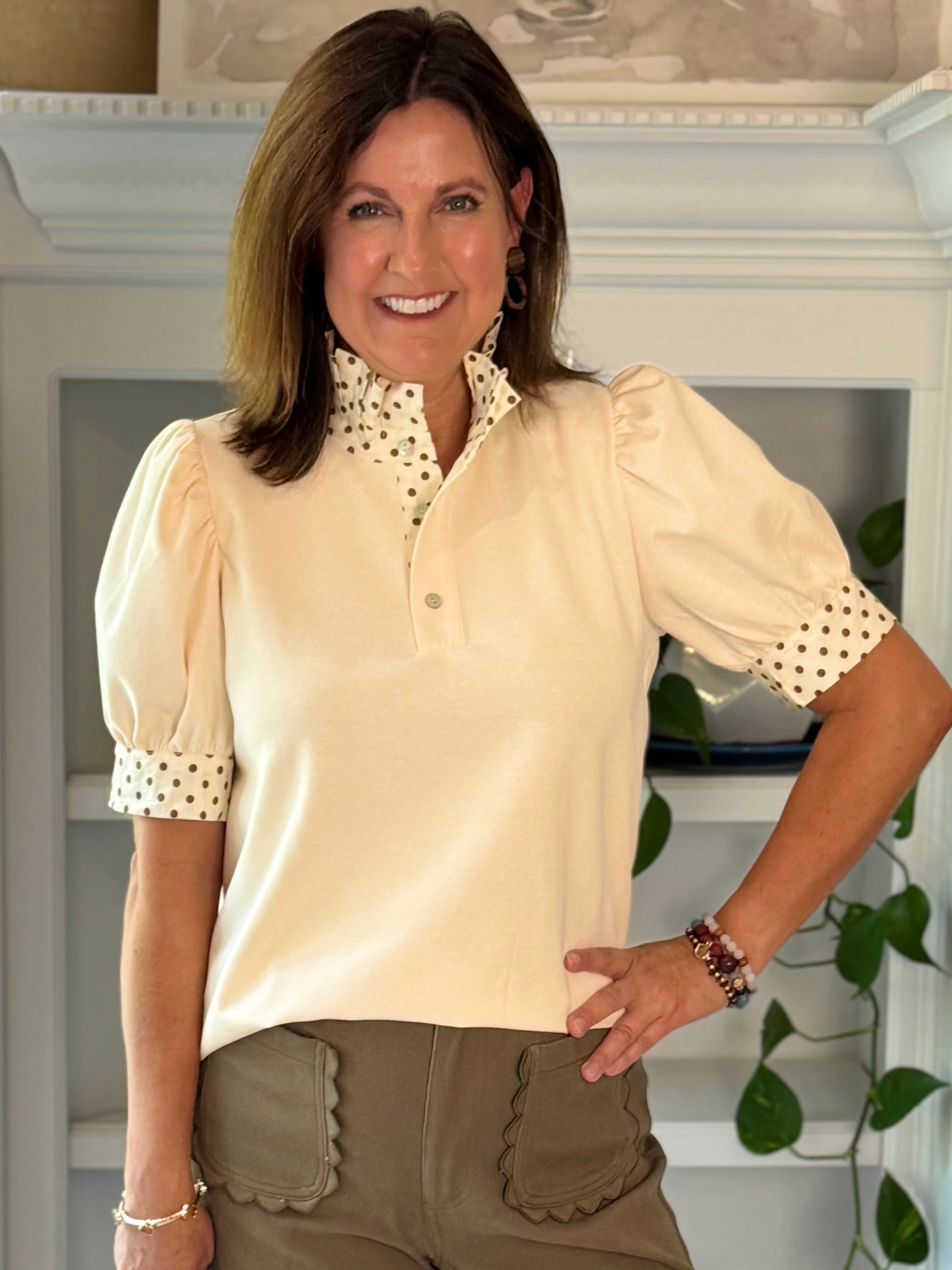 Pop of Polka Top