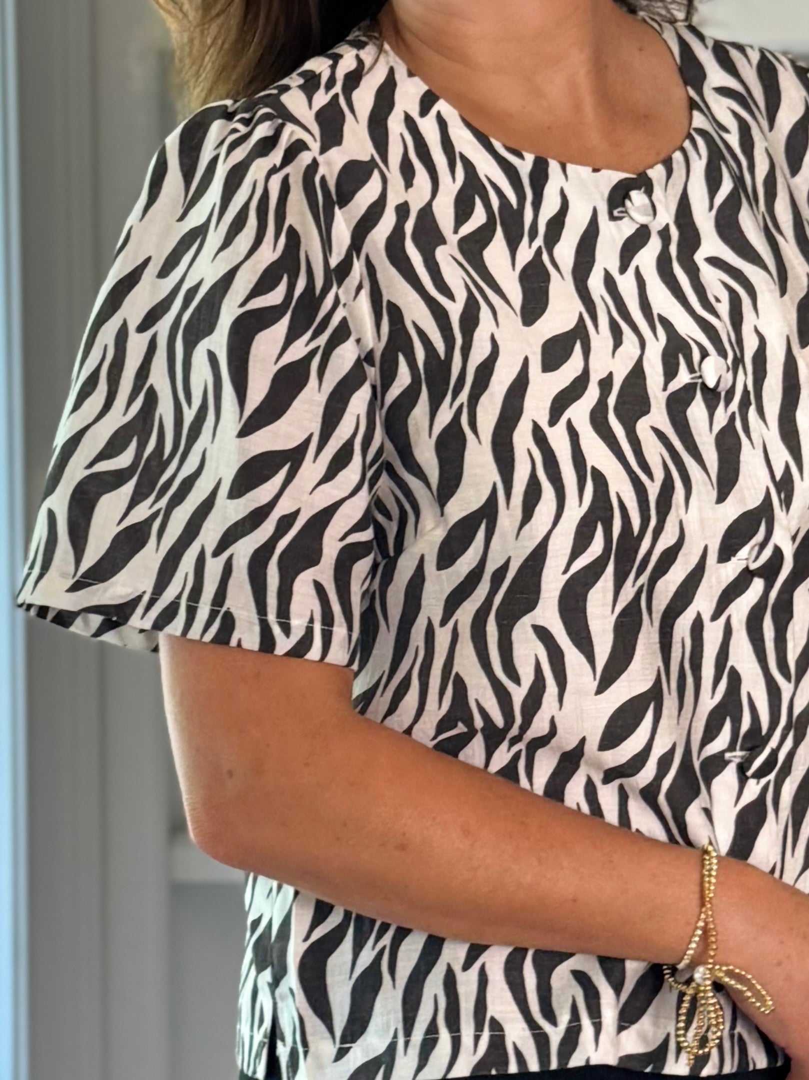 Safari Chic Top
