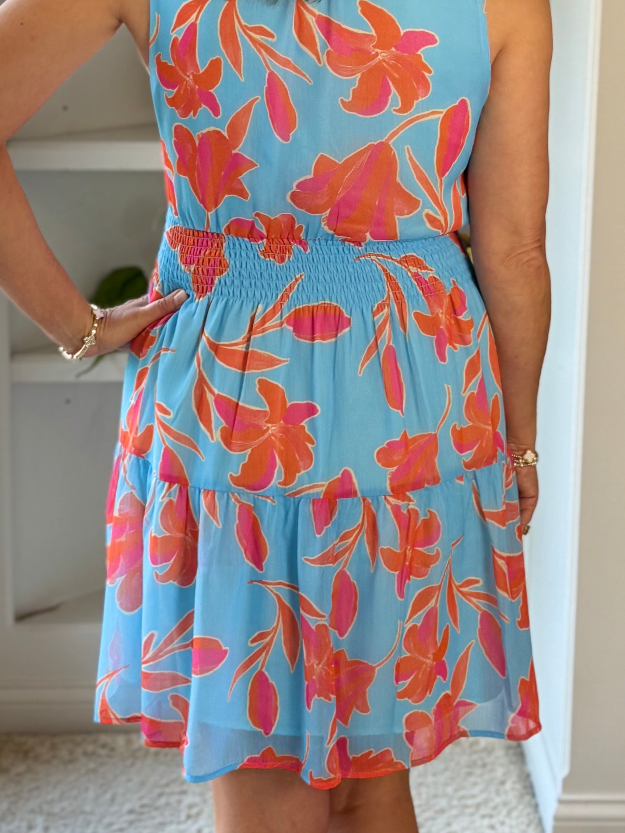 THML Sunset Tassel Dress