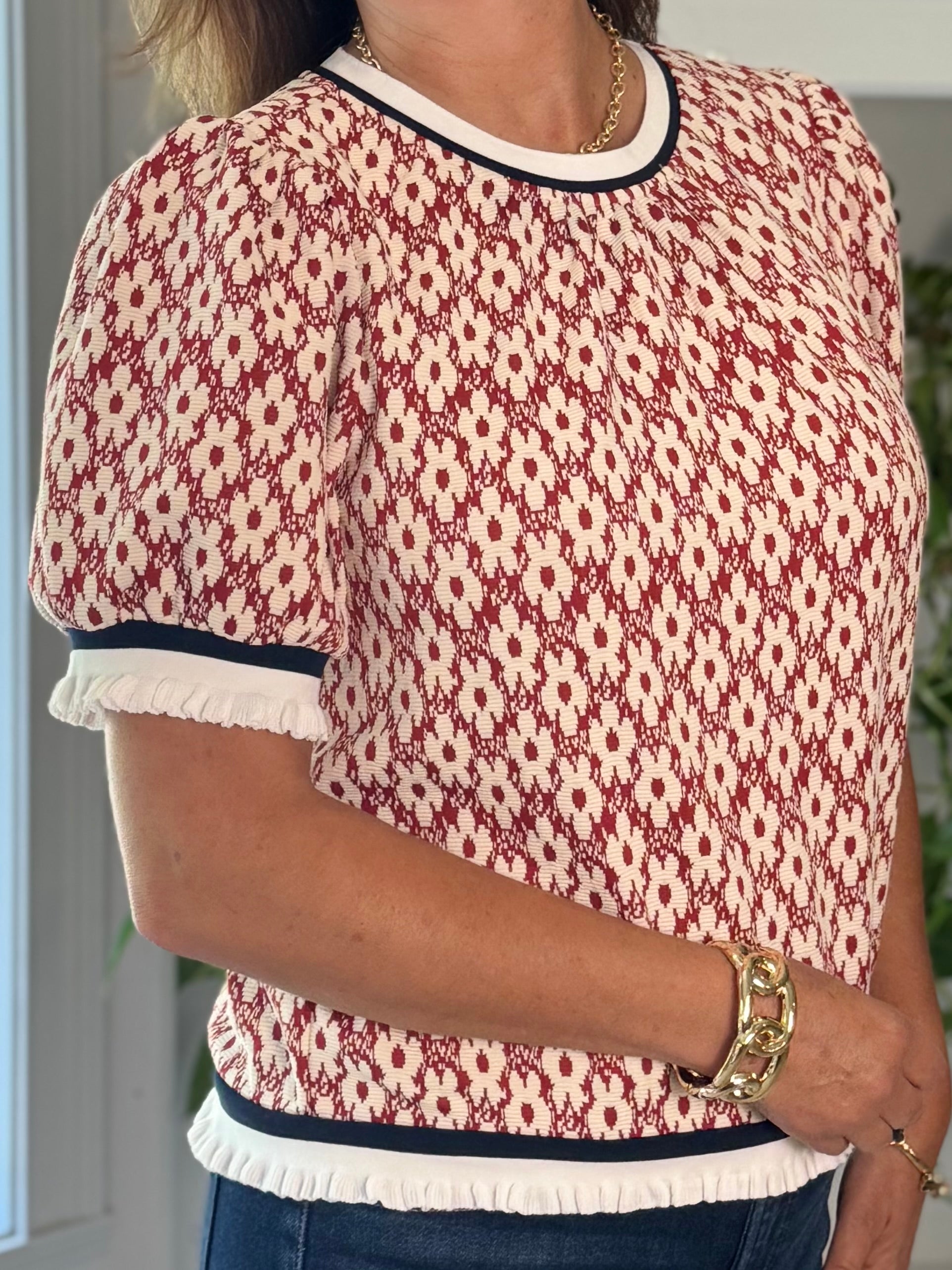 Fresh Perspective Contrast Top