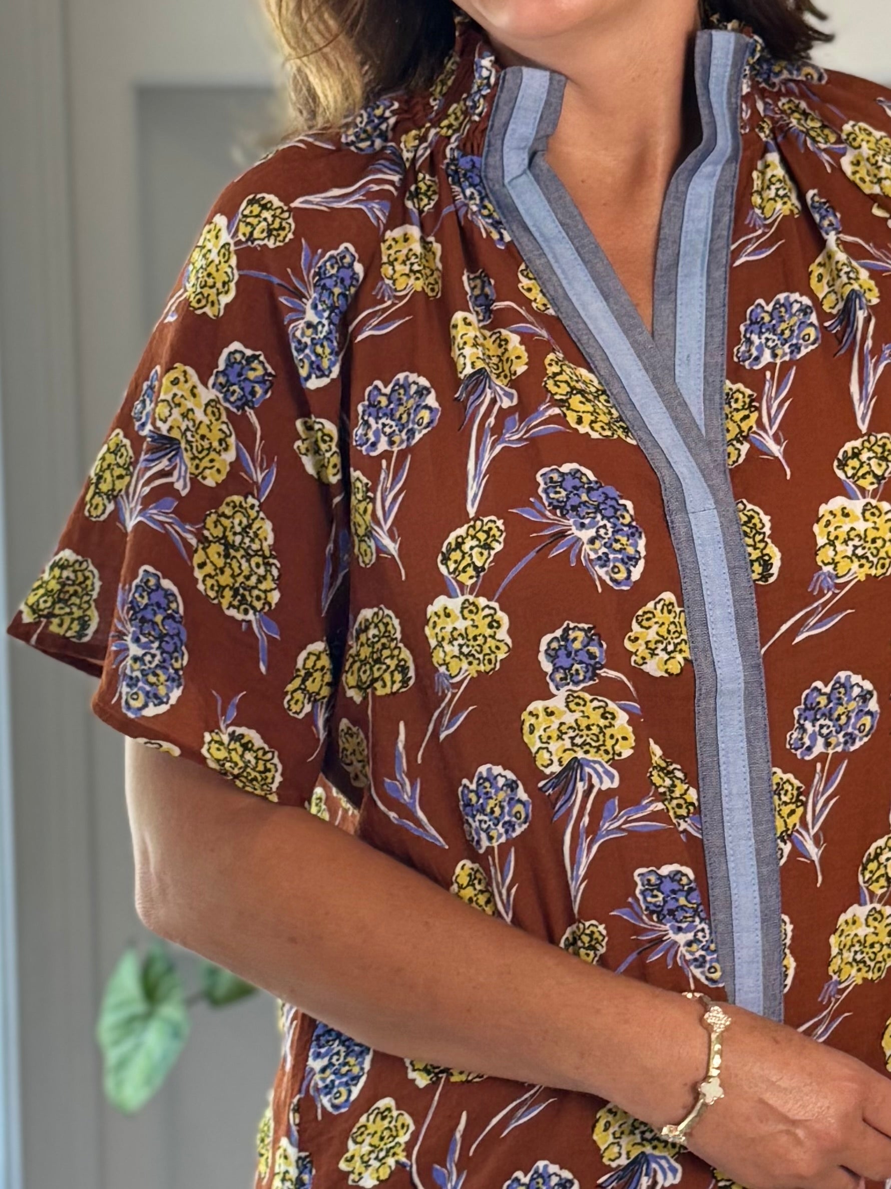 THML Rustic Garden Contrast Top