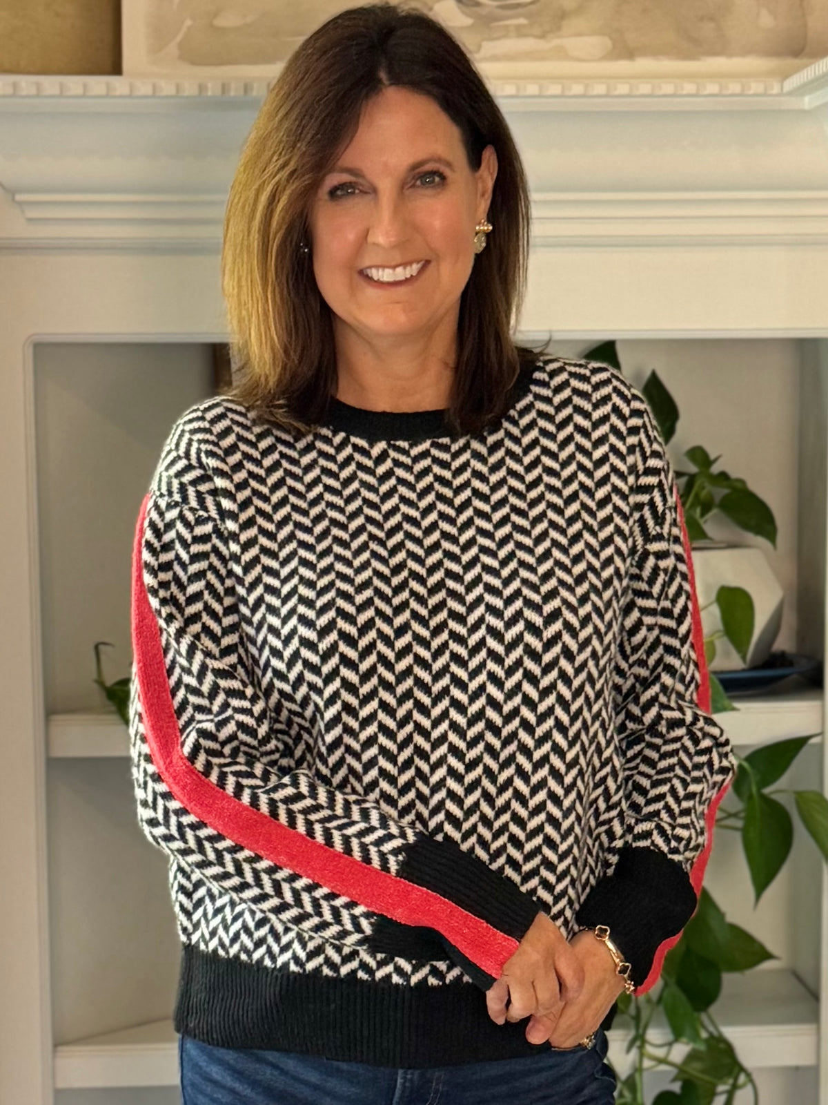 Classic Meets Bold Sweater