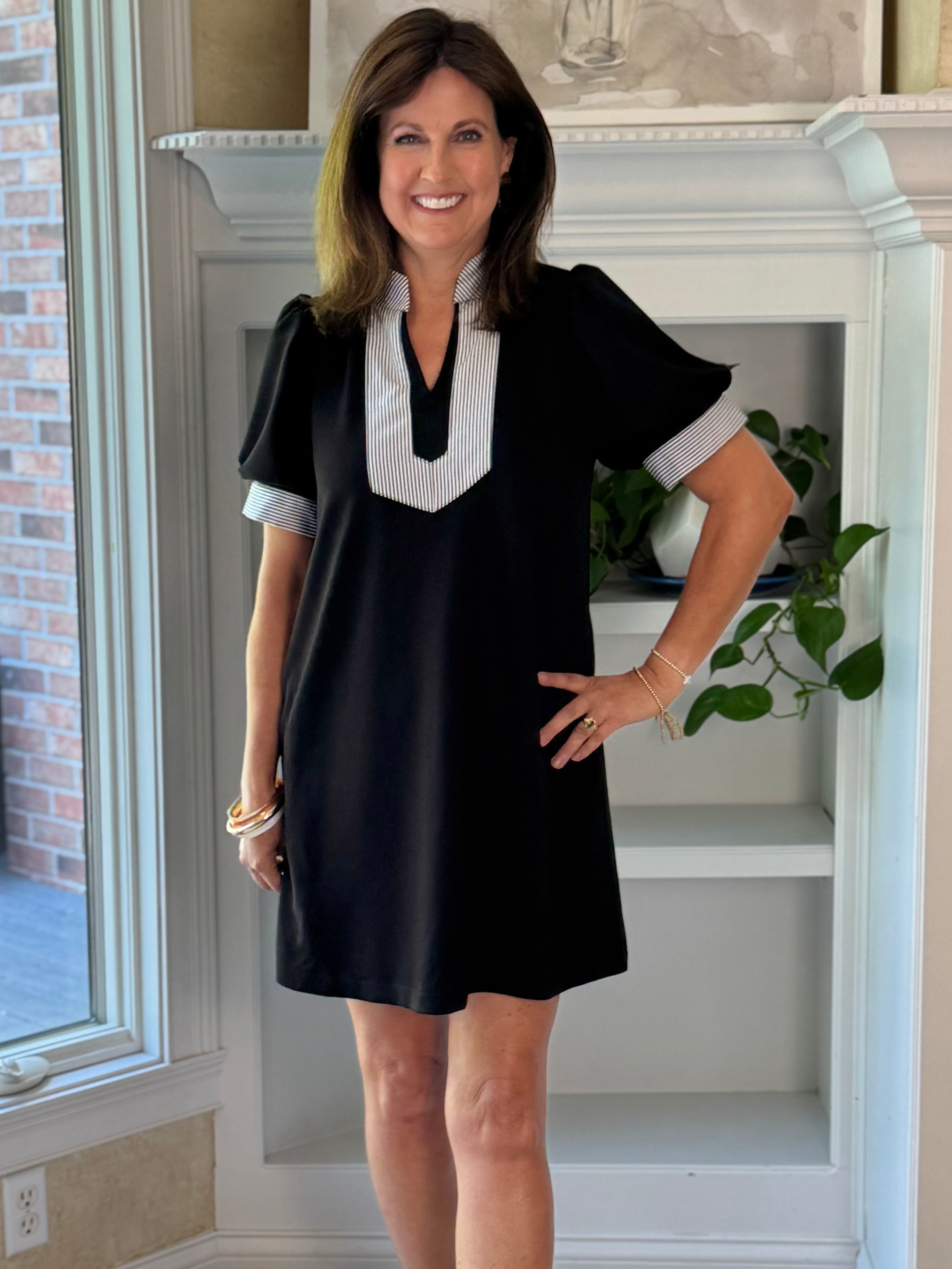 Timeless Contrast Dress