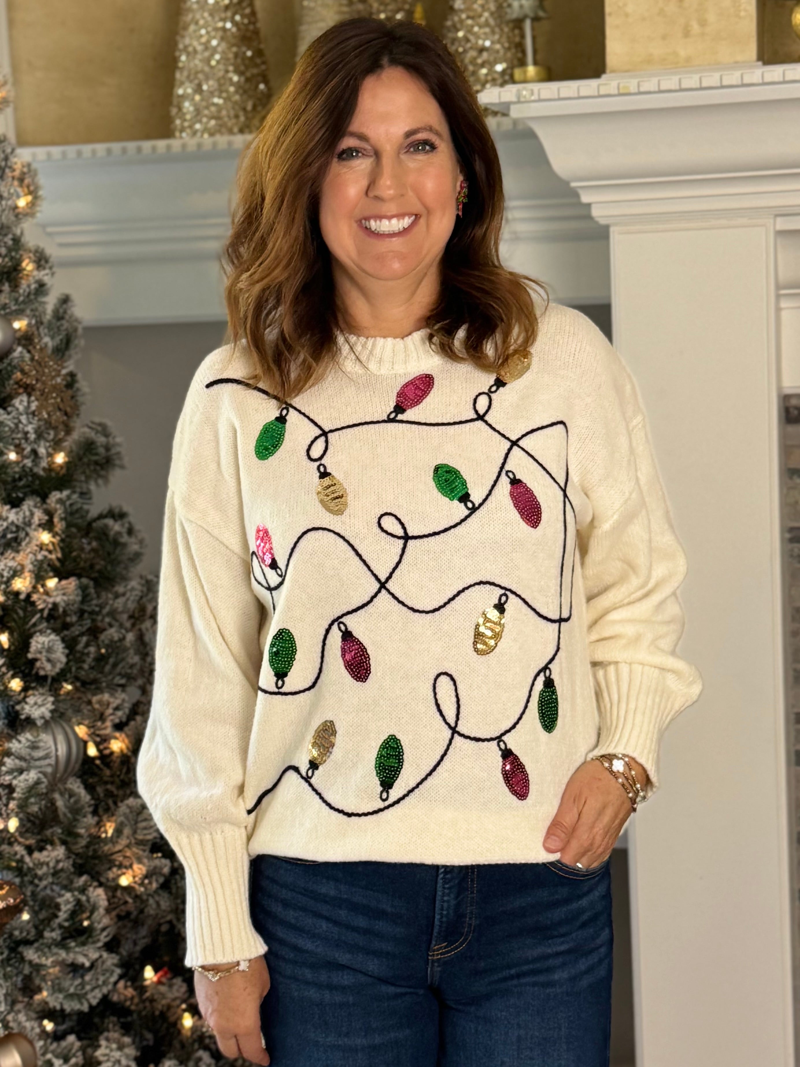 Deck the Lights Sweater
