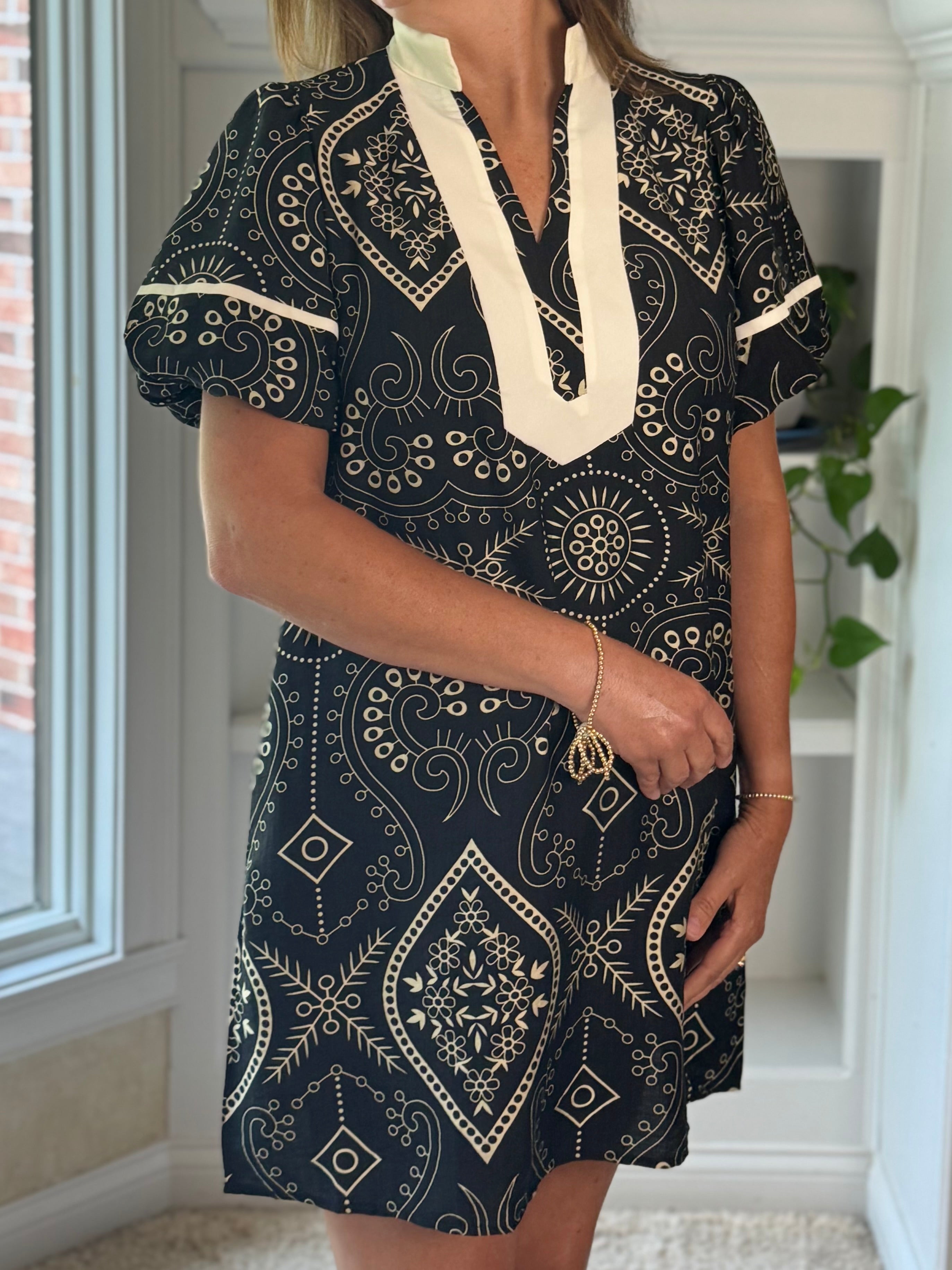 Midnight Mosaic Dress