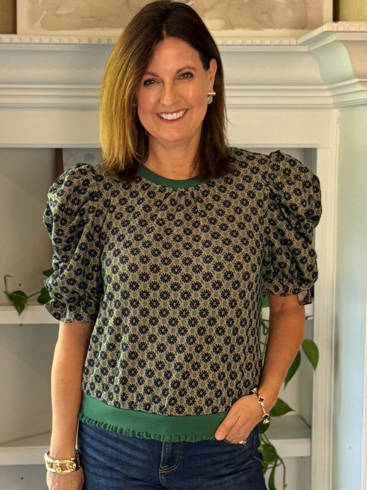 Small Wonders Print Knit Top
