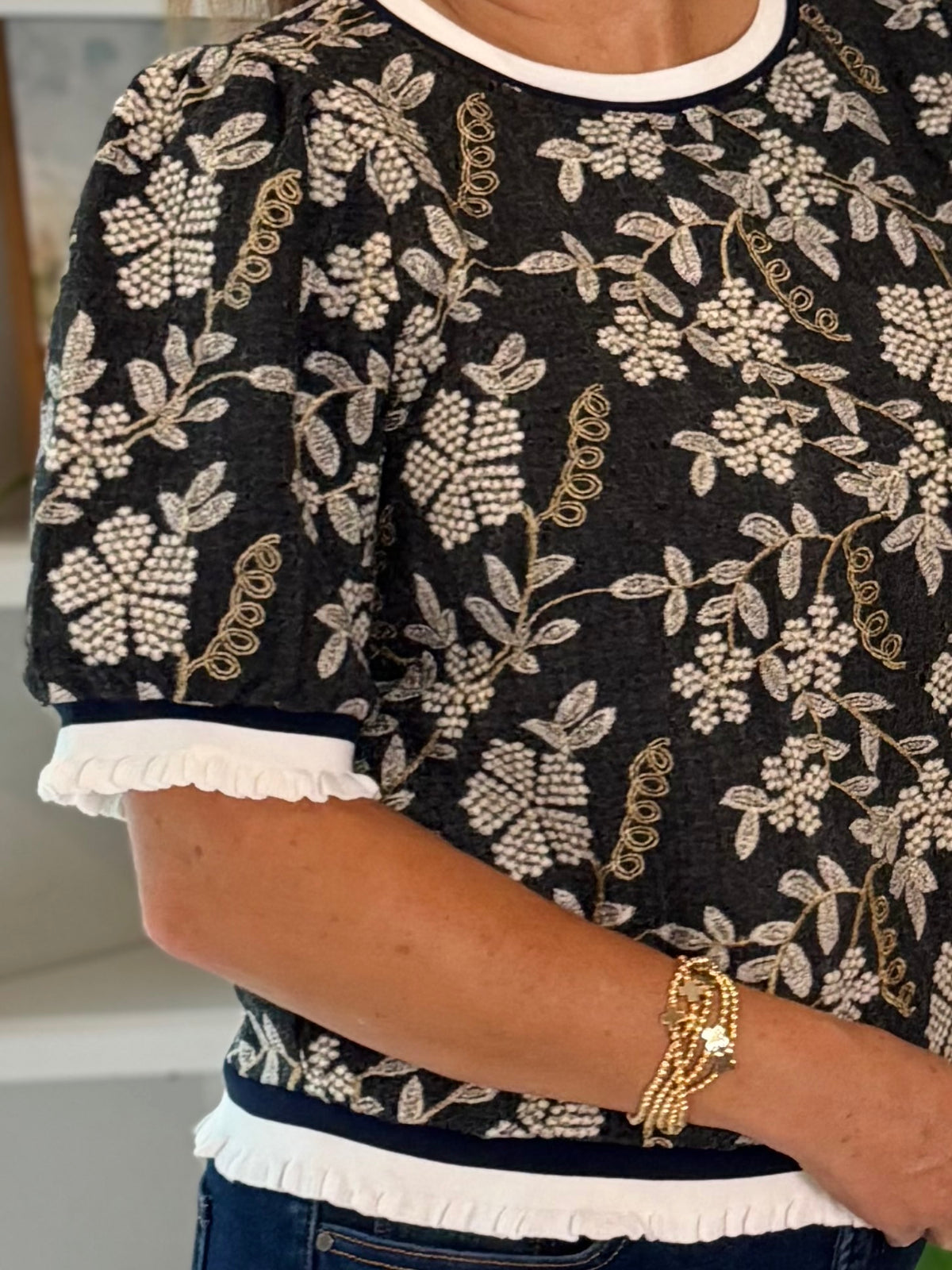 Perfectly Said Textured Top