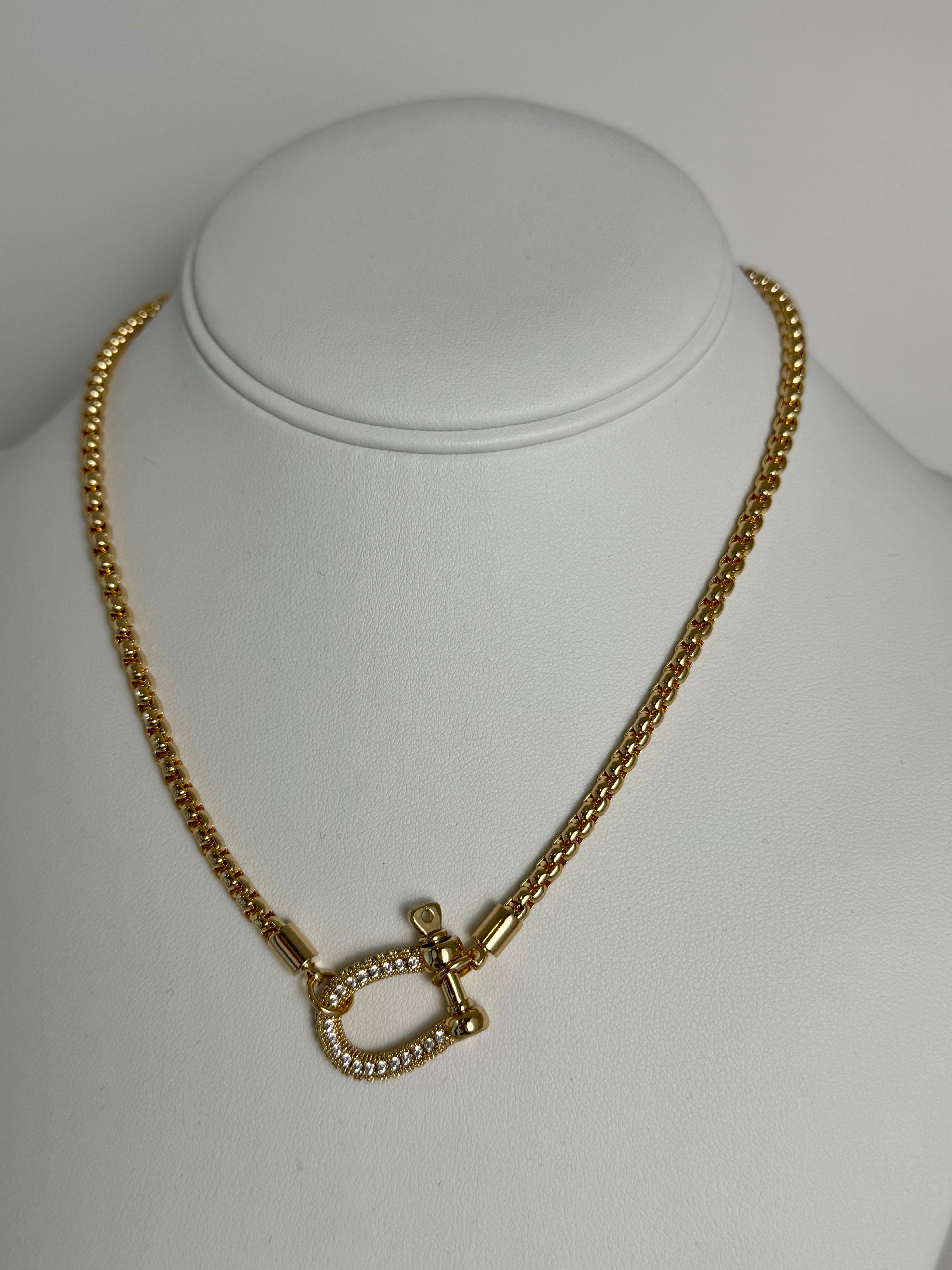 Pave Bit Necklace