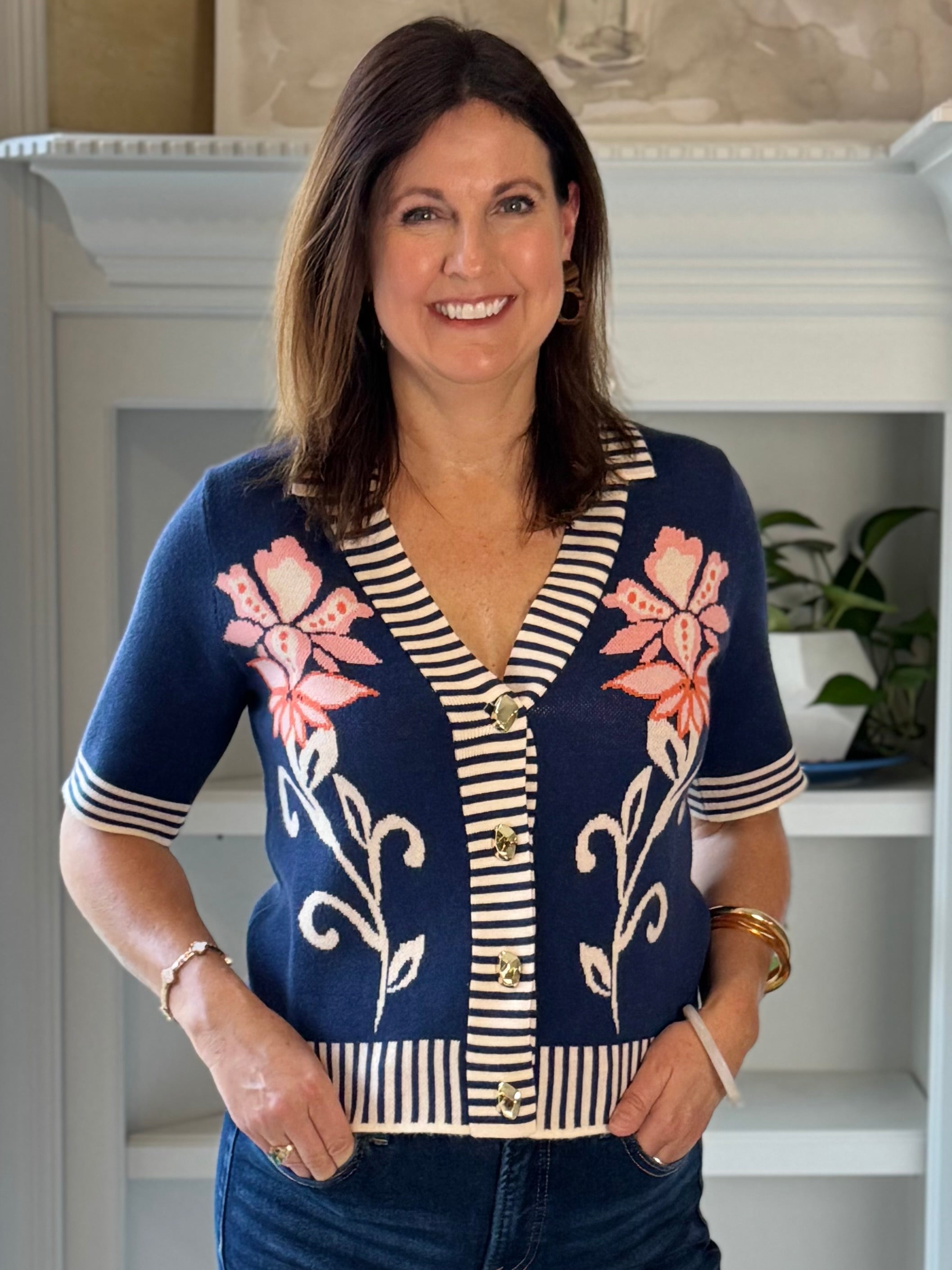 THML Pattern Play Knit Top