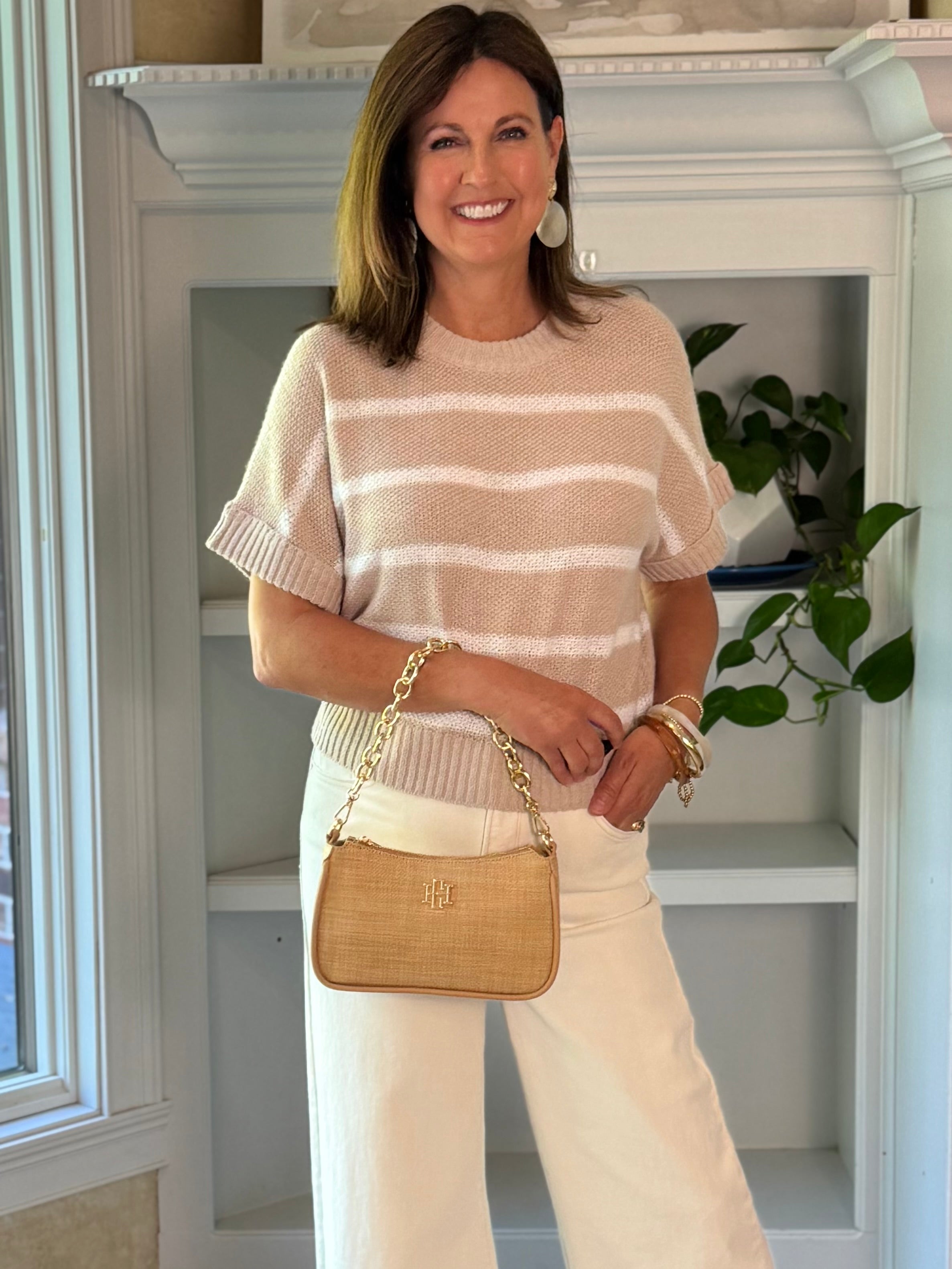 Effortless Striped Knit Top