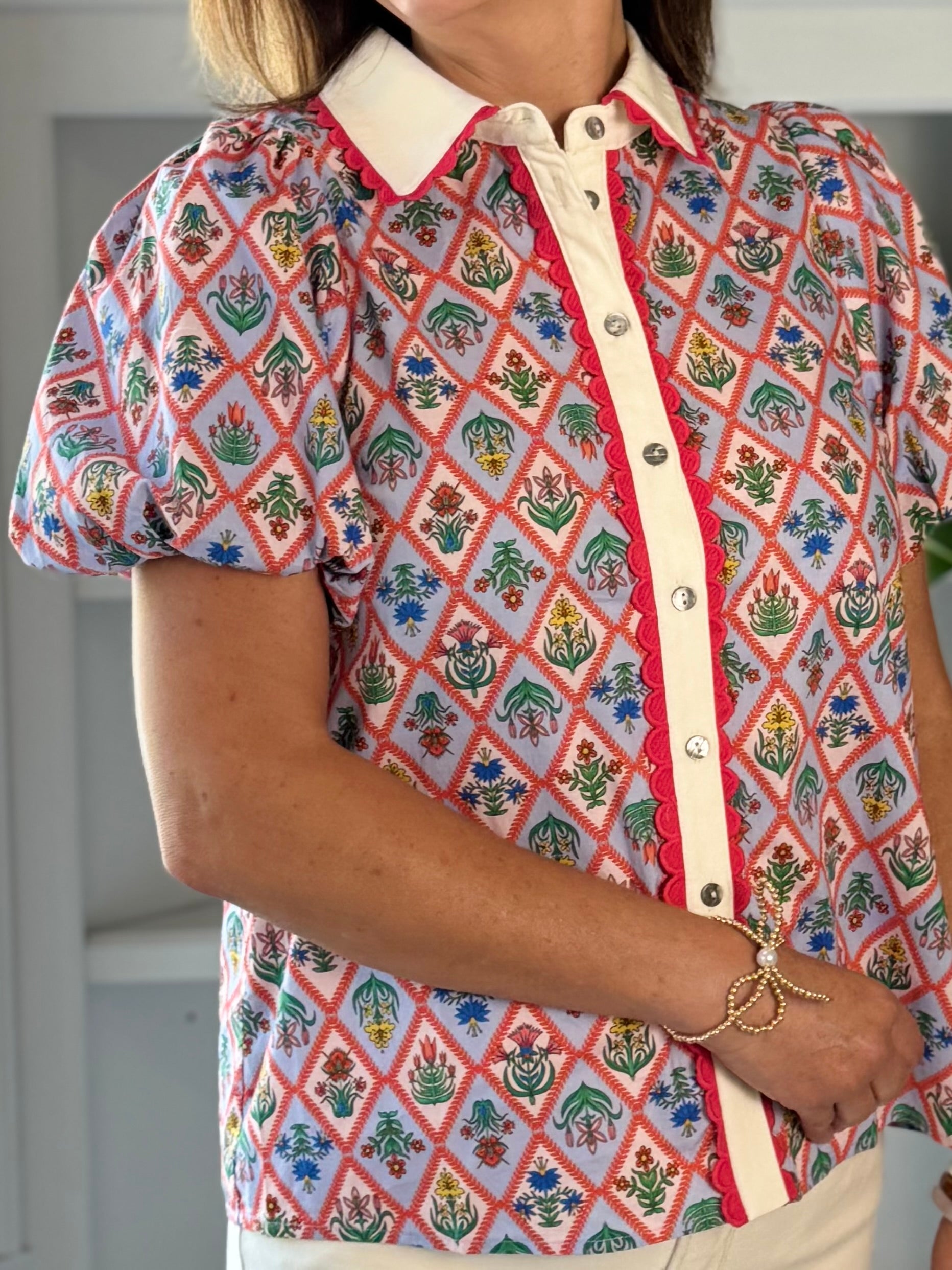 Happy Hour Print Top