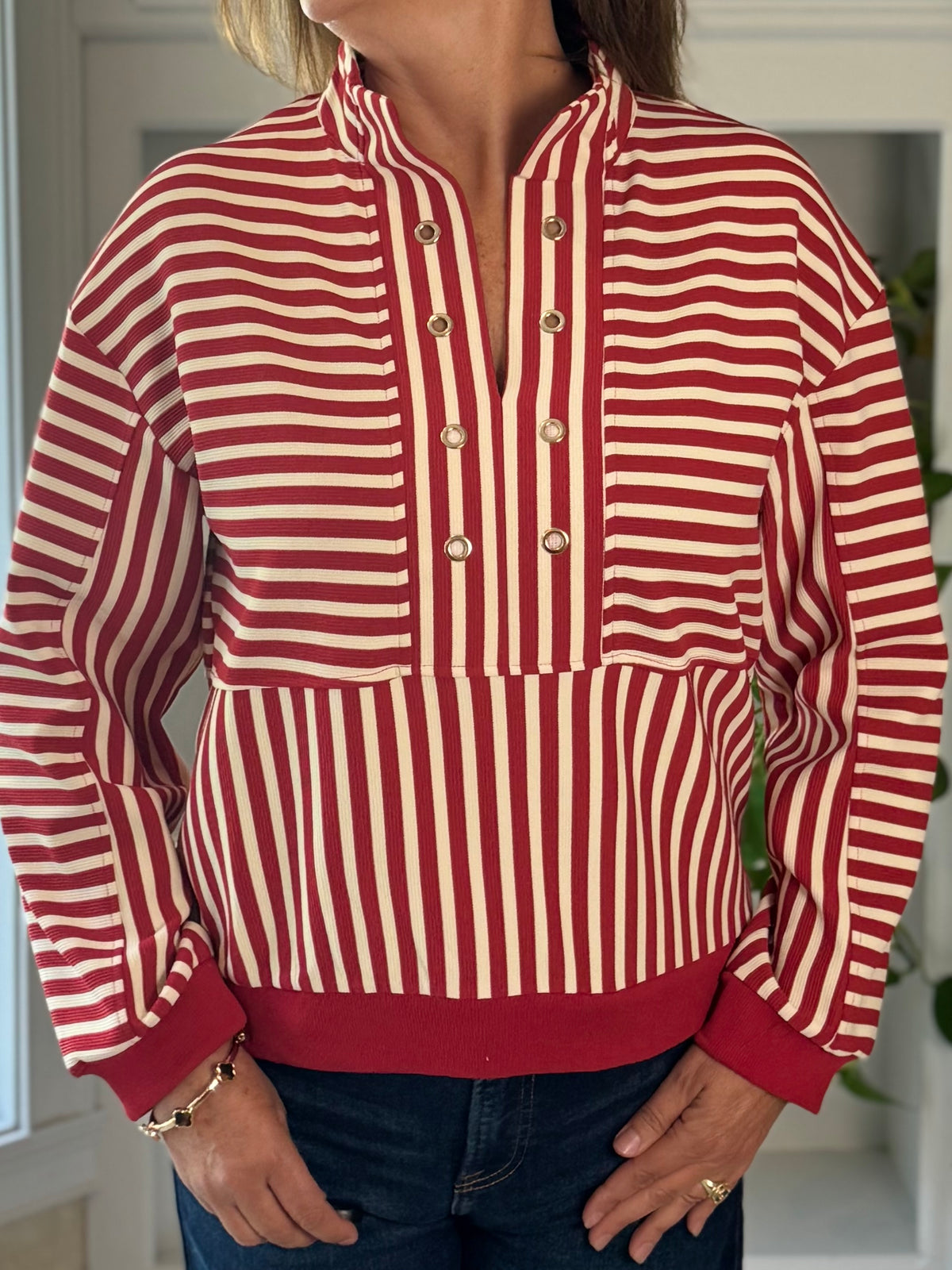 Seeing Stripes Knit Top