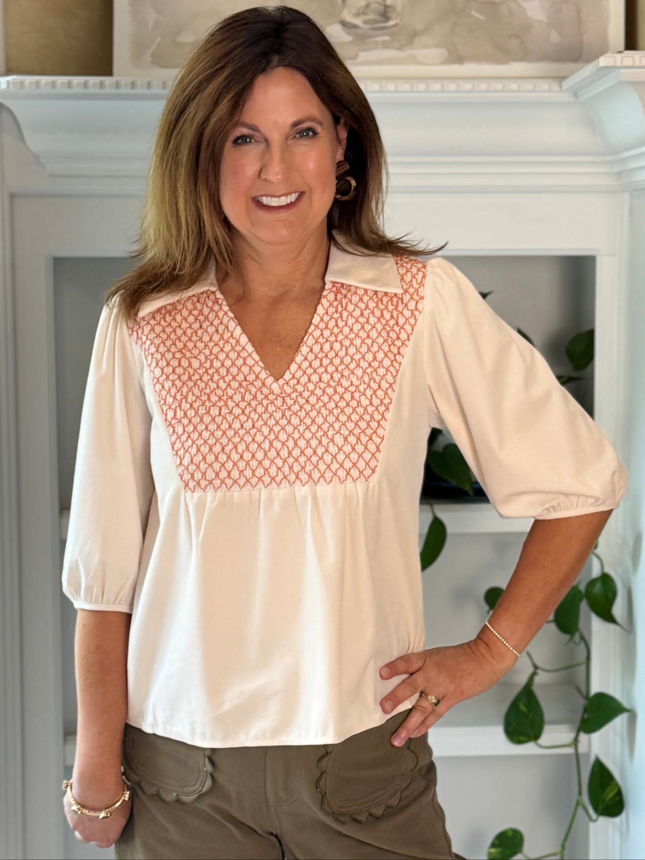 Sunset Stitch Top