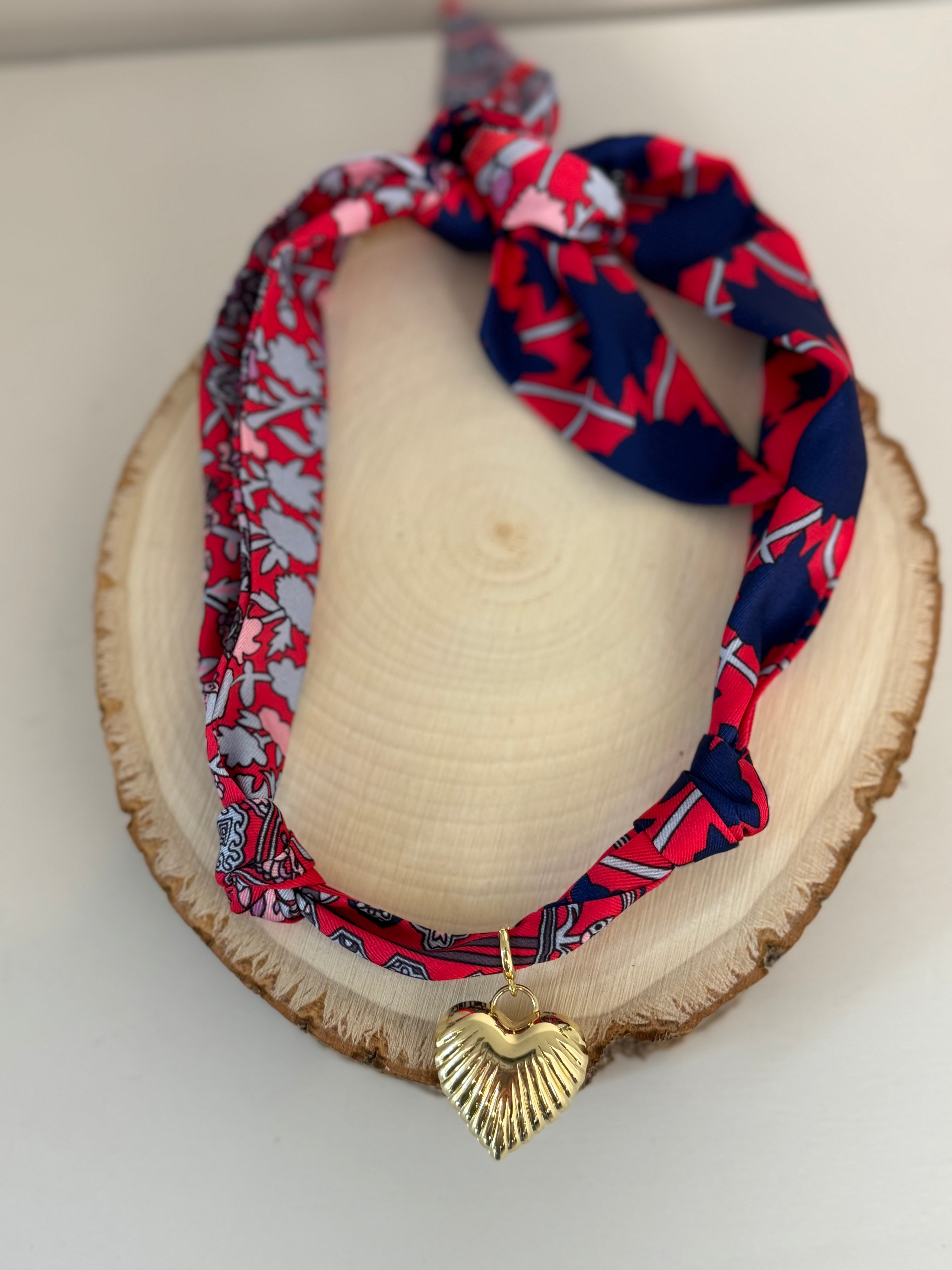 Radiant Charm Scarf Necklace