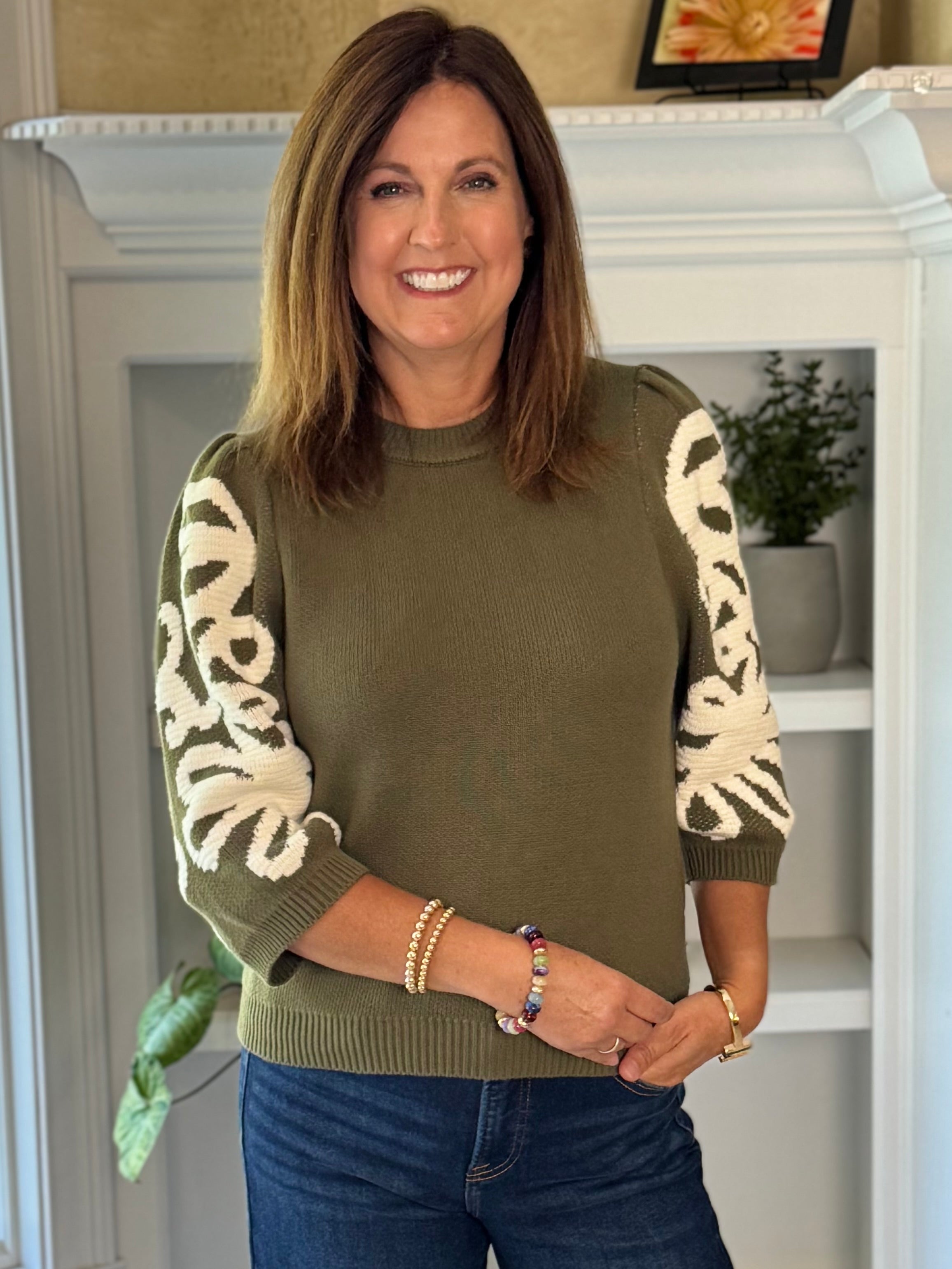 THML Olive Grace Sweater
