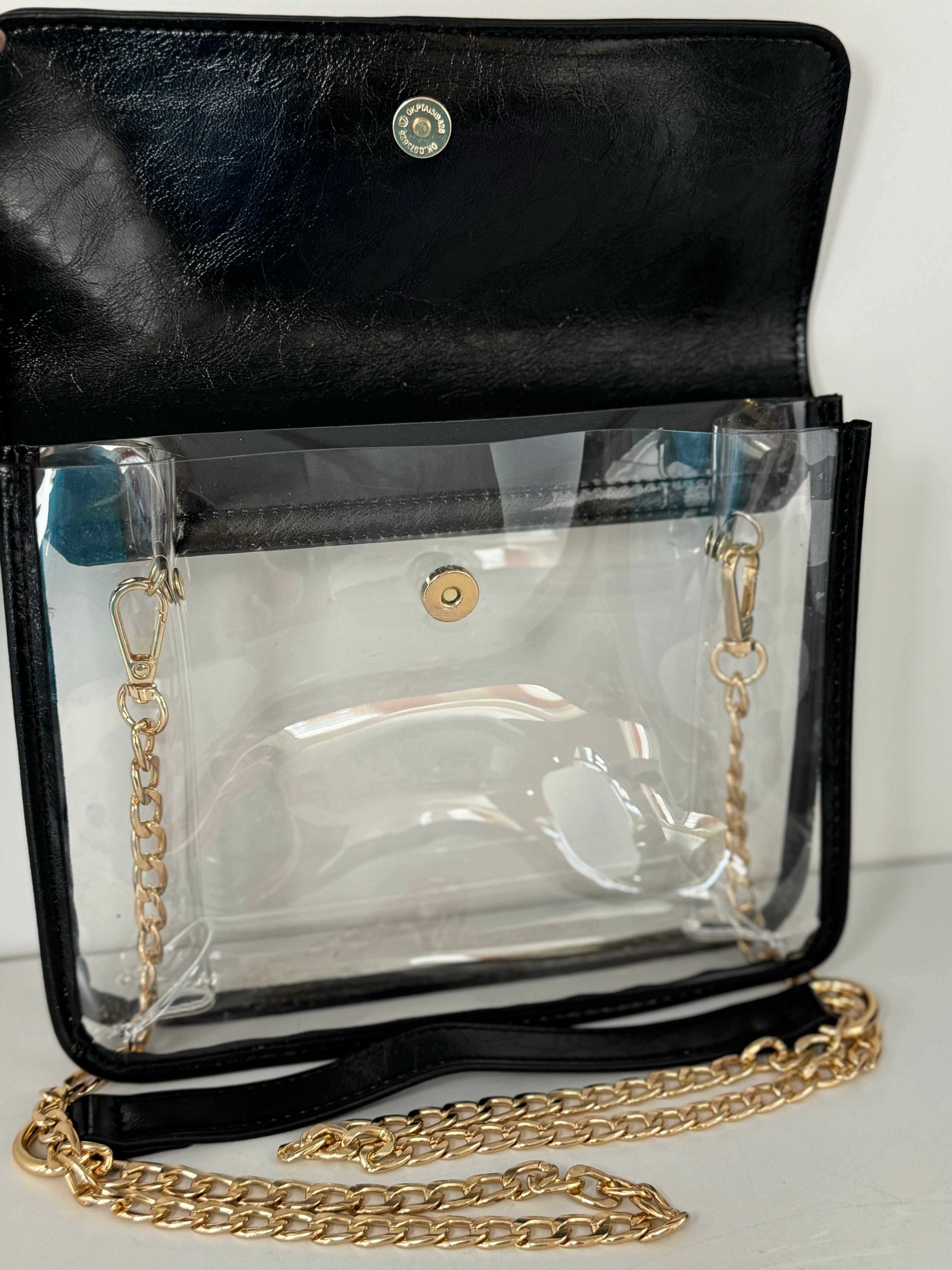 Event Ready Clear Crossbody Bag