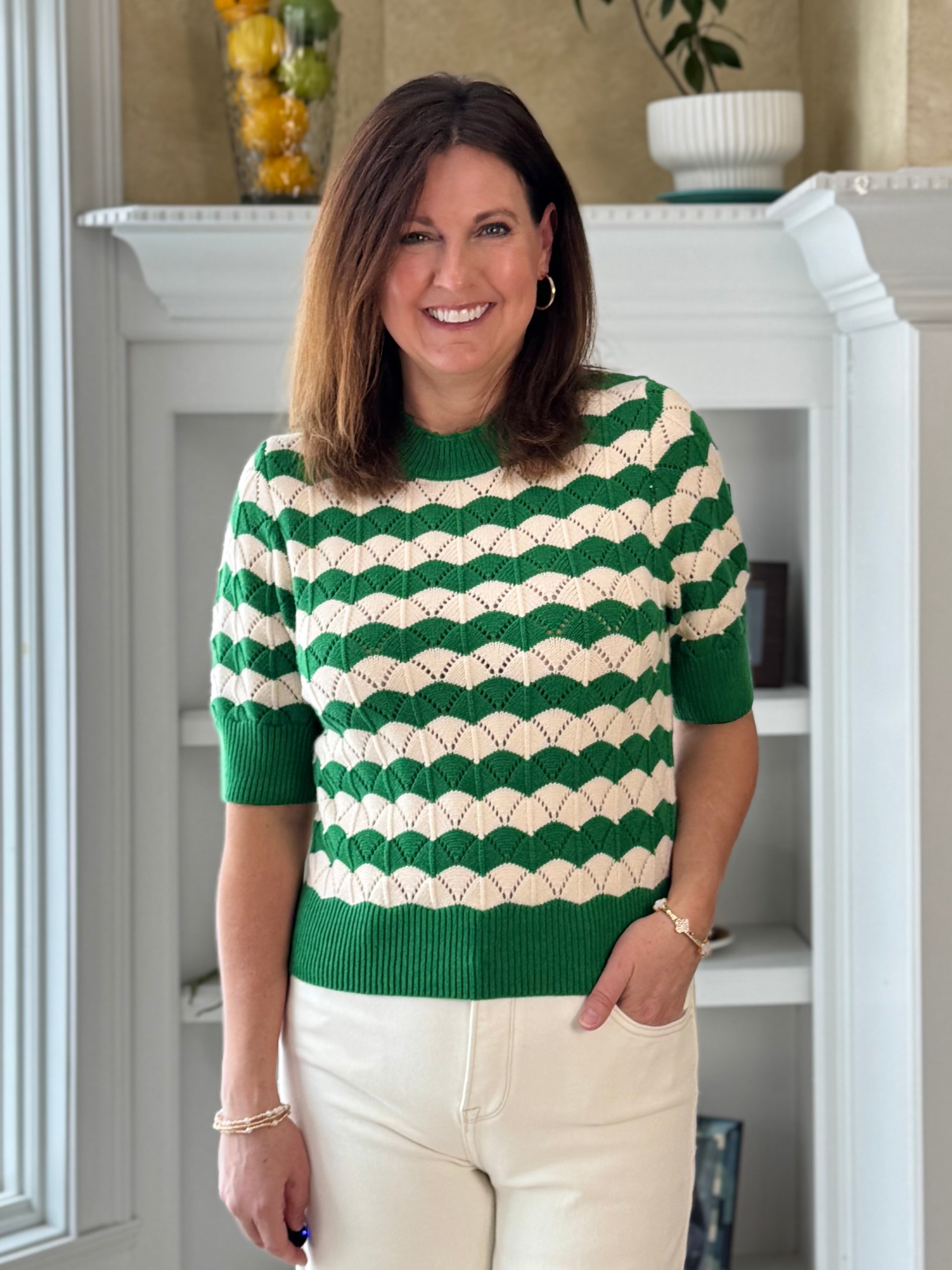 THML Green Wave Top