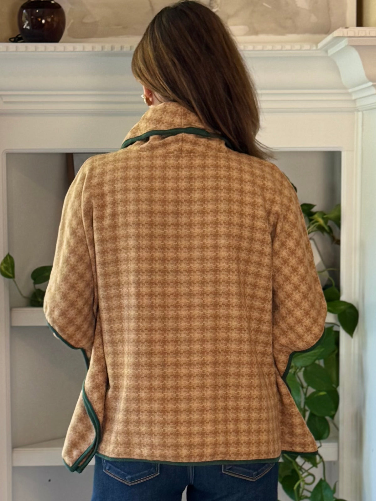 Simply Irresistible Houndstooth Poncho