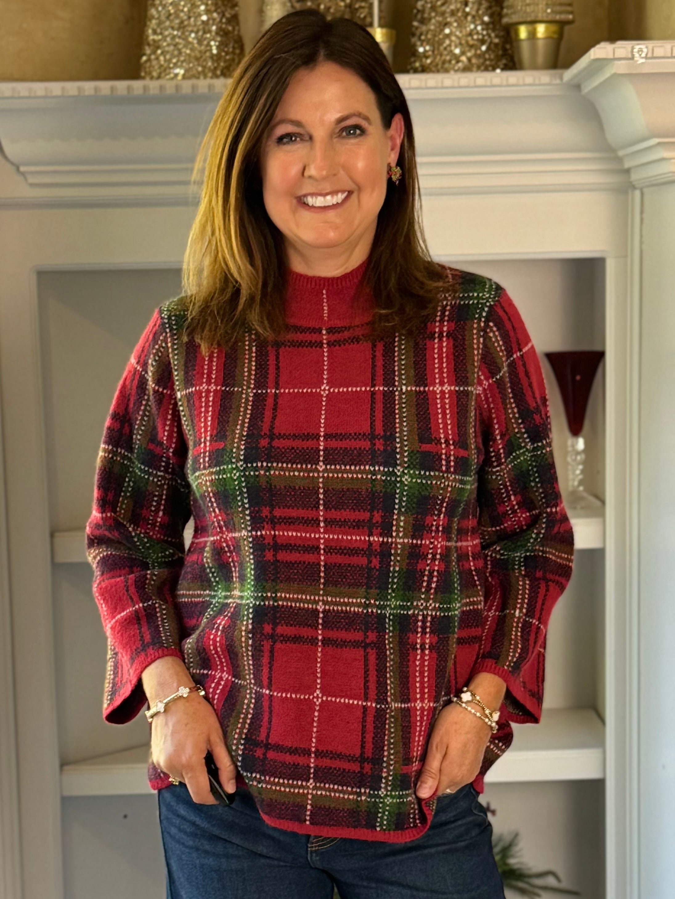 Fireside Plaid Sweater
