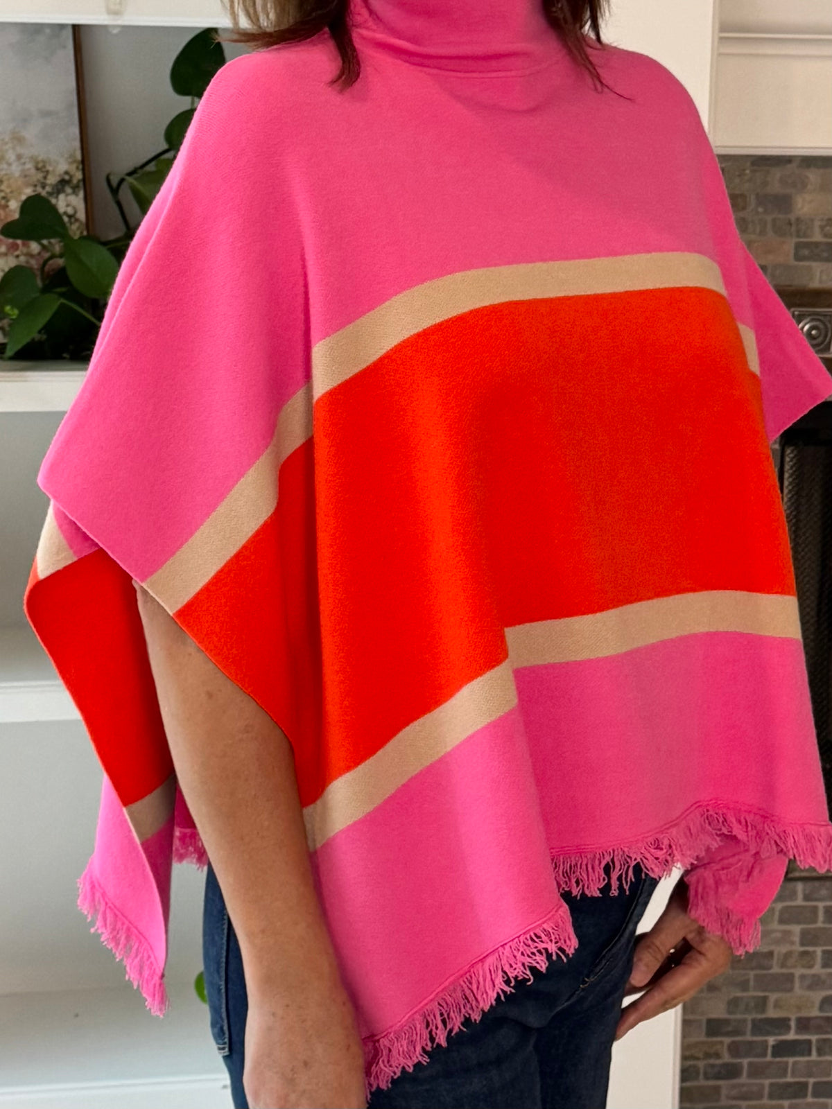 THML Happy Together Poncho - Pink