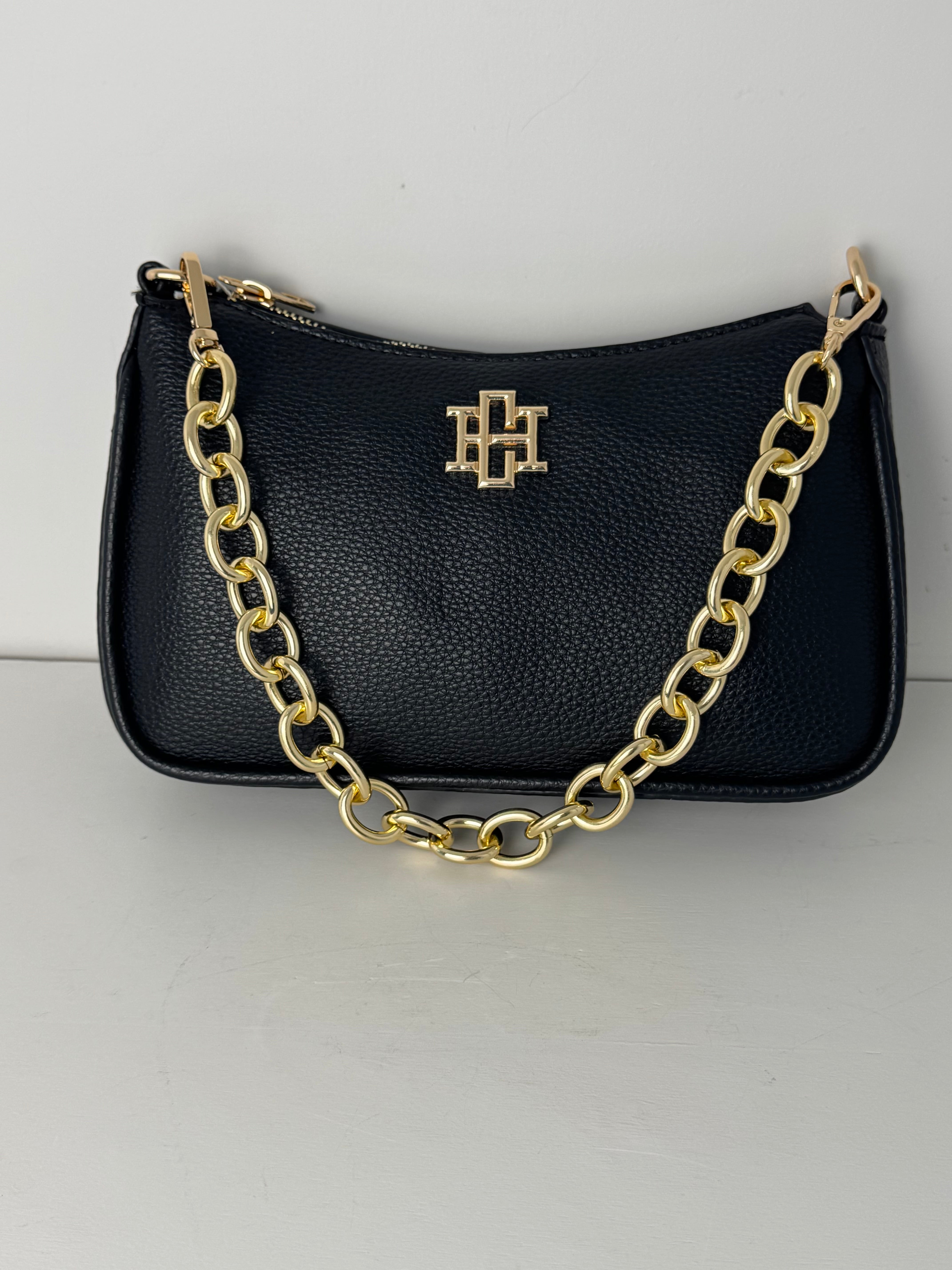 Luxe Crossbody Bag - Black