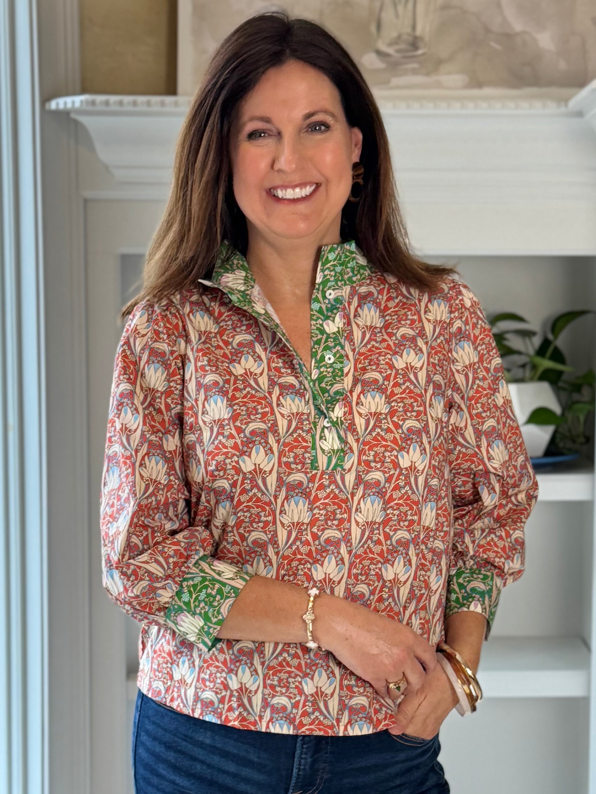 Timeless Floral Print Blouse