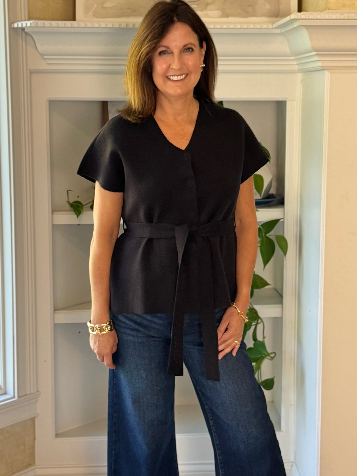 Simply Stunning Tie Waist Sweater