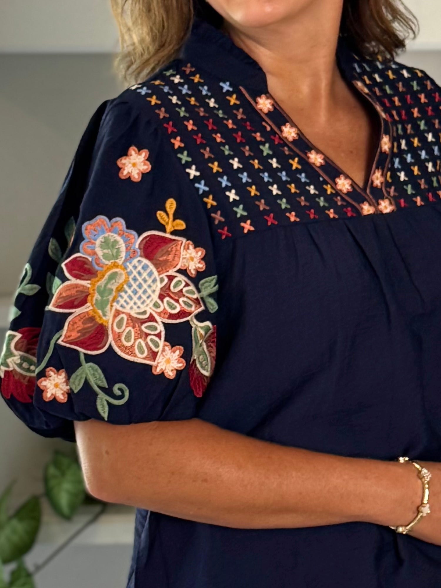 THML Artisan Embroidered Top