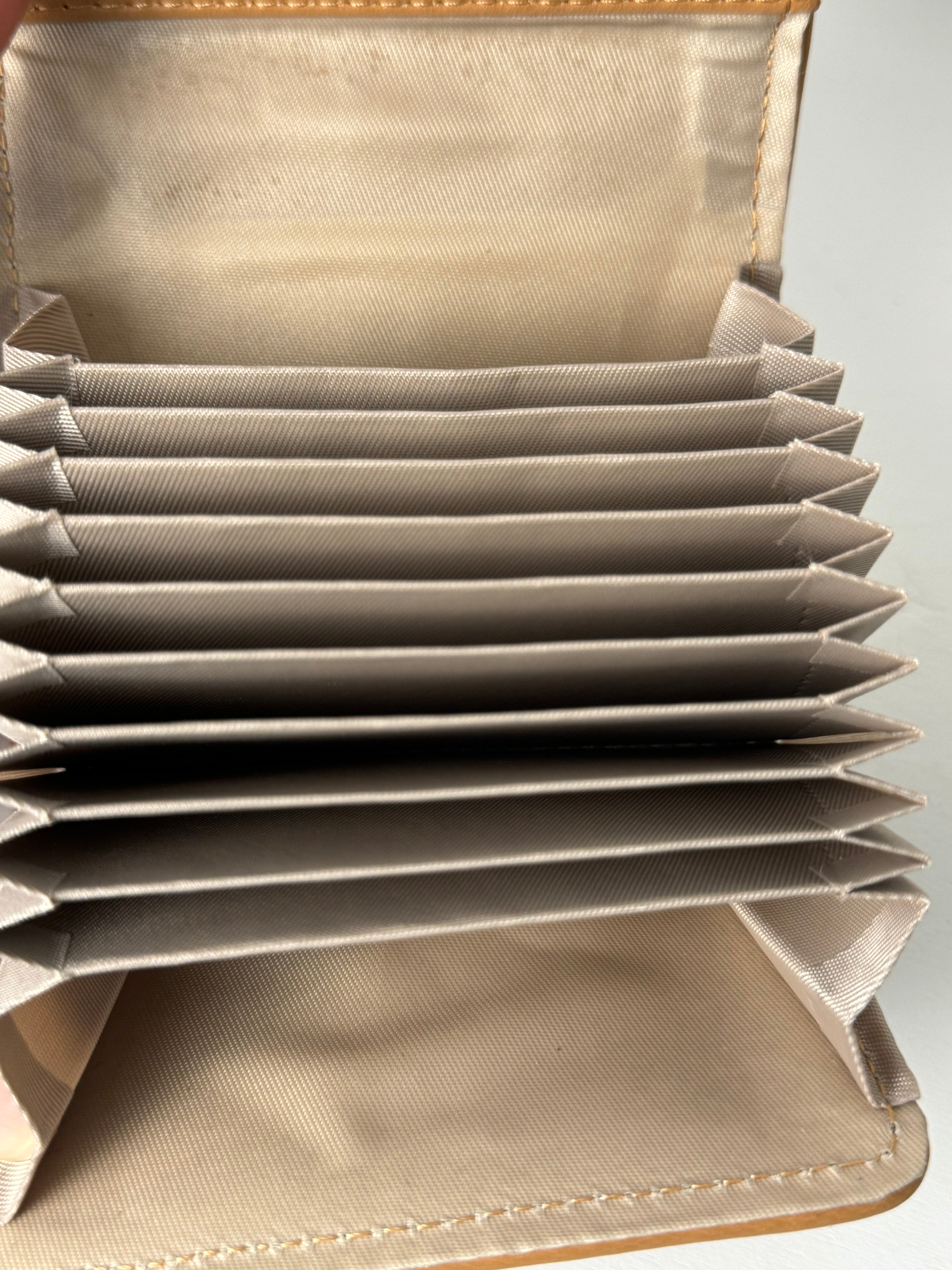 Quilted Card Holder - Nude