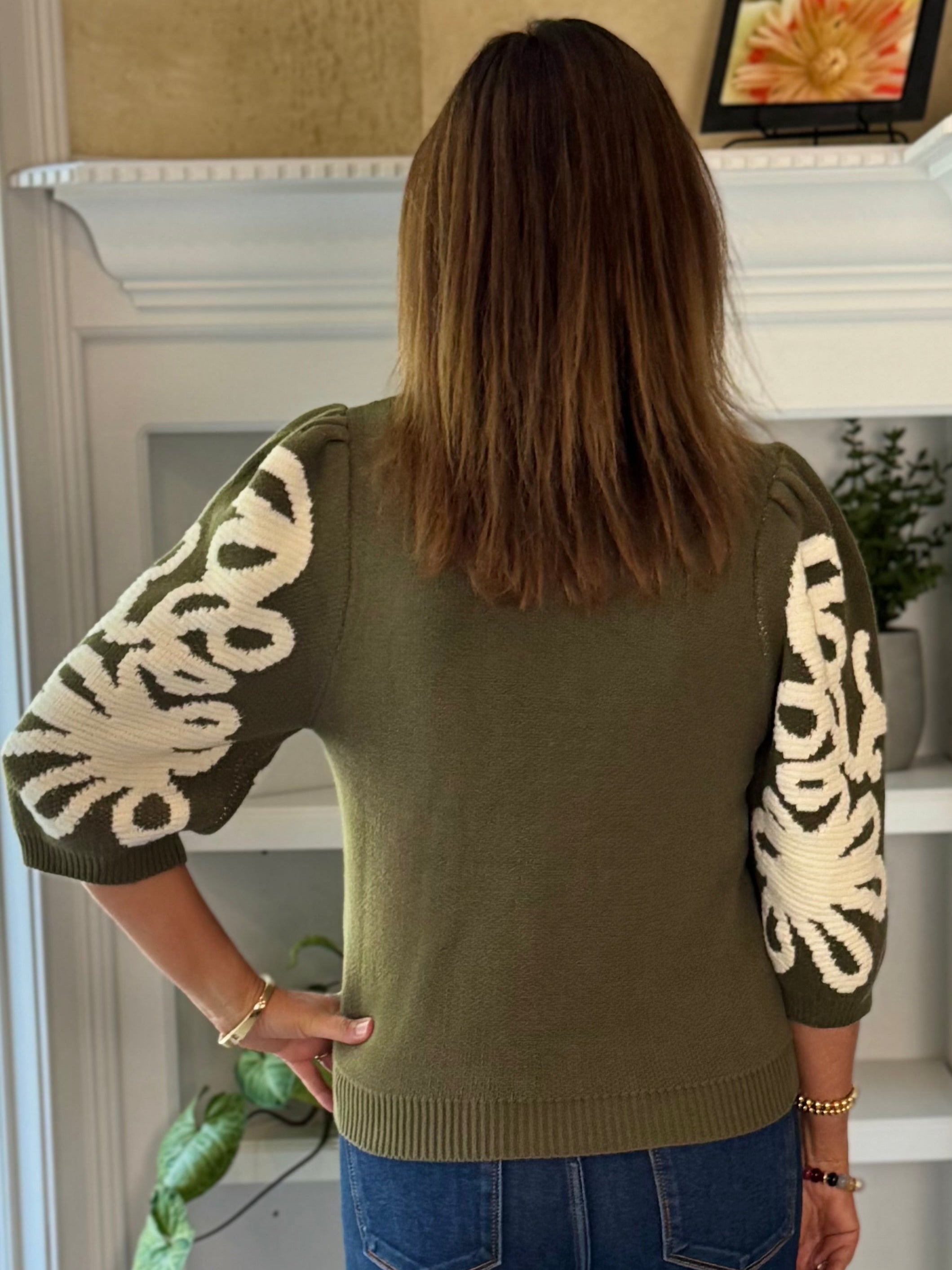 THML Olive Grace Sweater