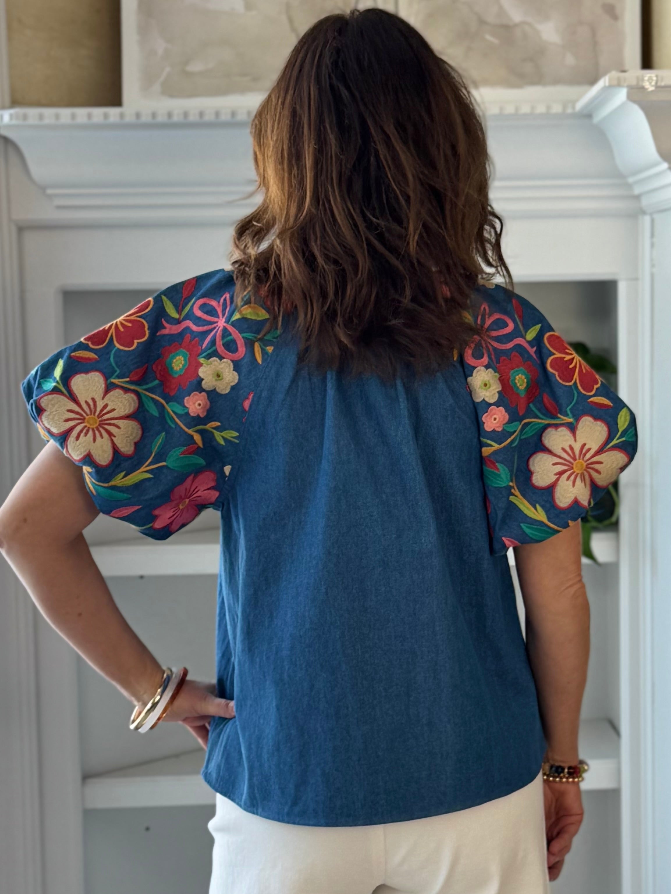 THML Gallery Embroidered Top