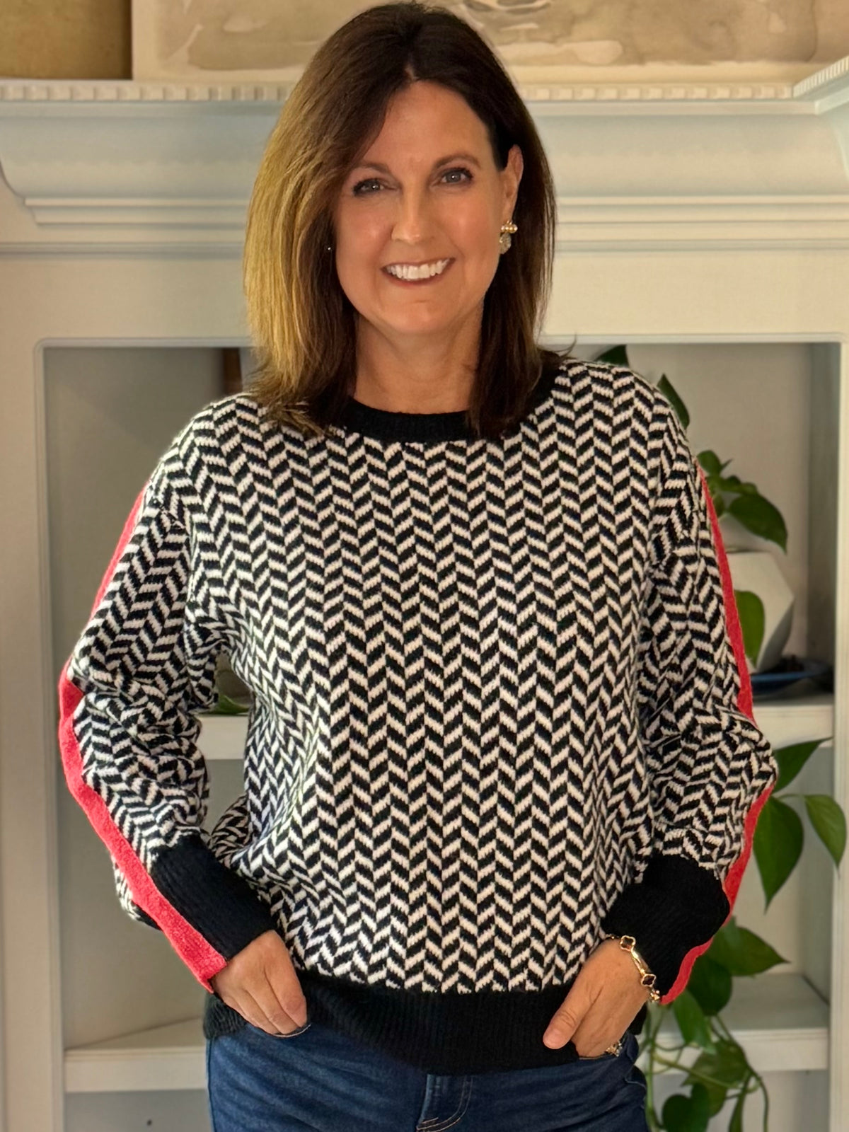 Classic Meets Bold Sweater