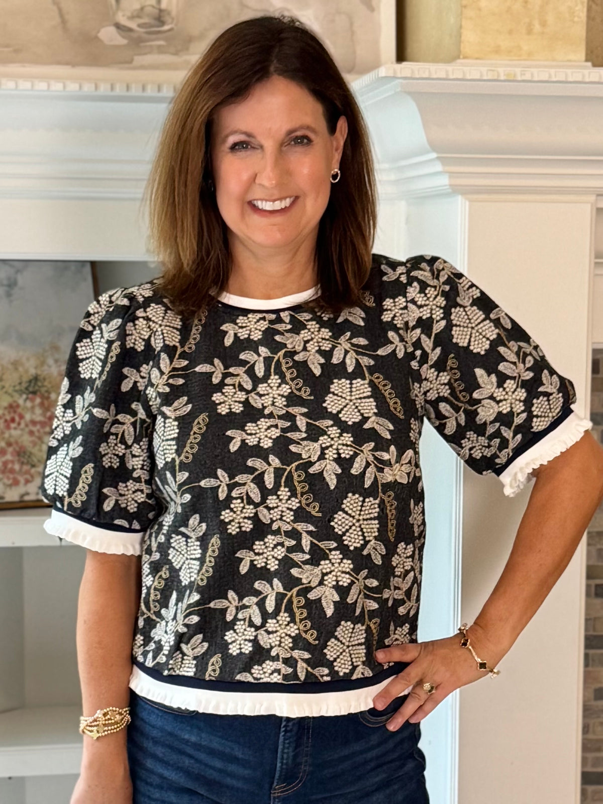 Perfectly Said Textured Top
