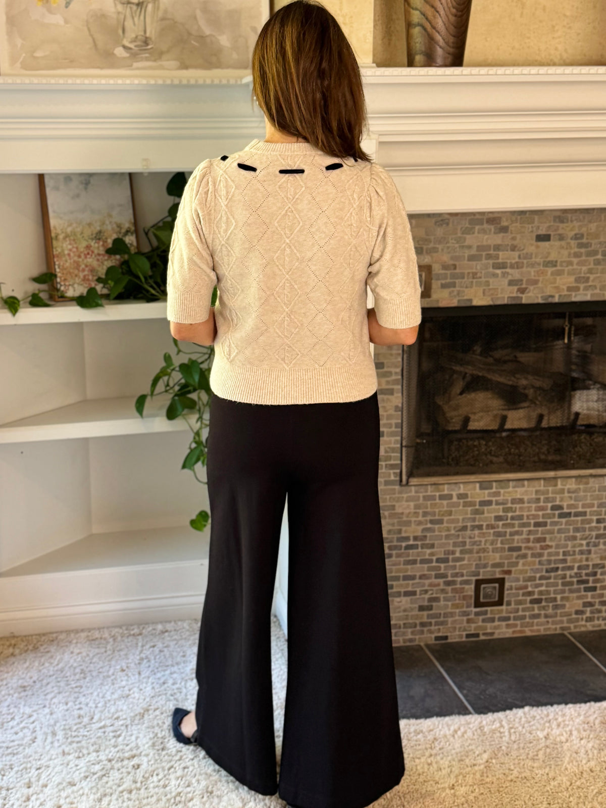 Current Air Simply Chic High Rise Flare Ankle Pants