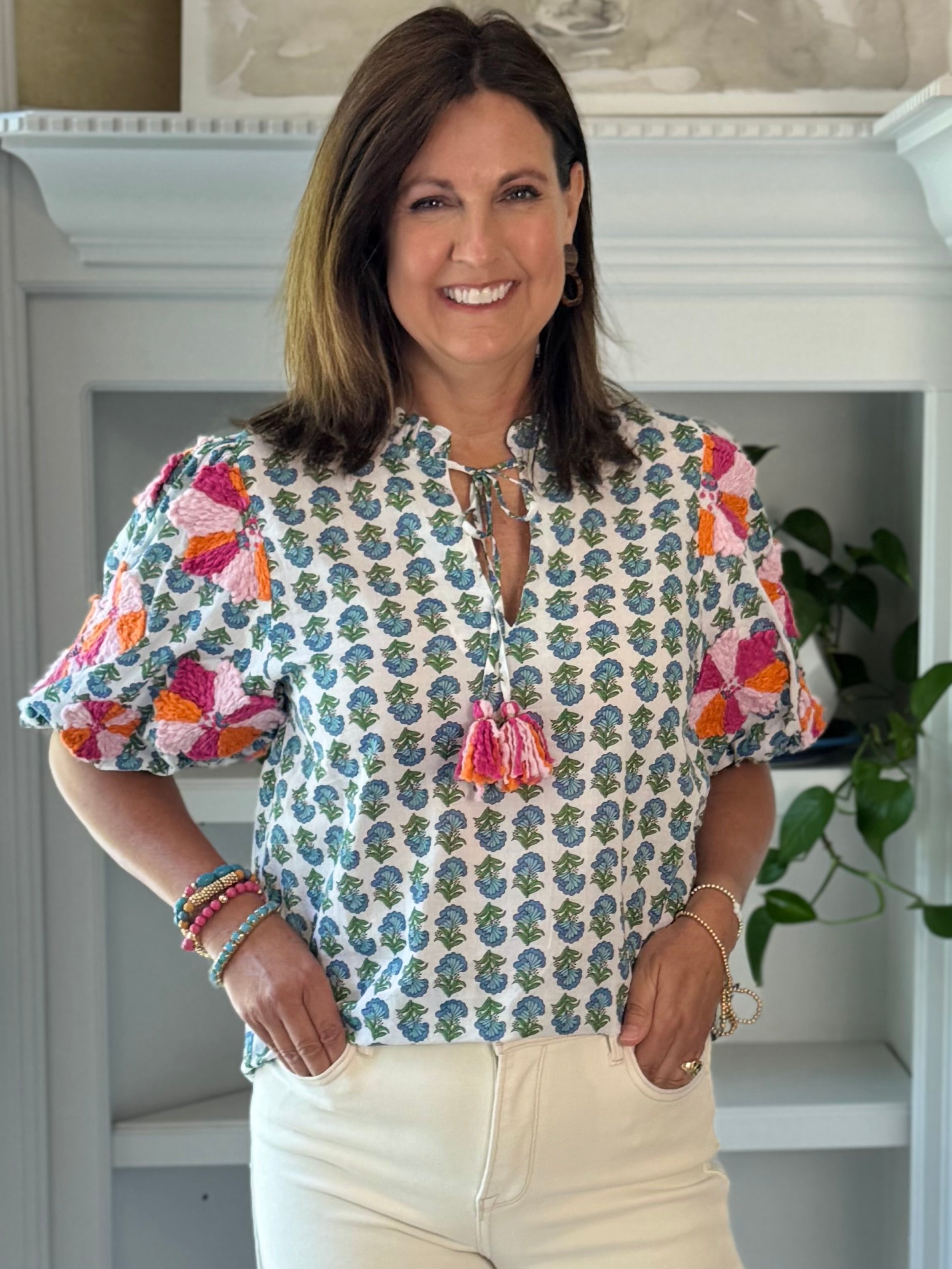 THML Color Delight Tassel Top